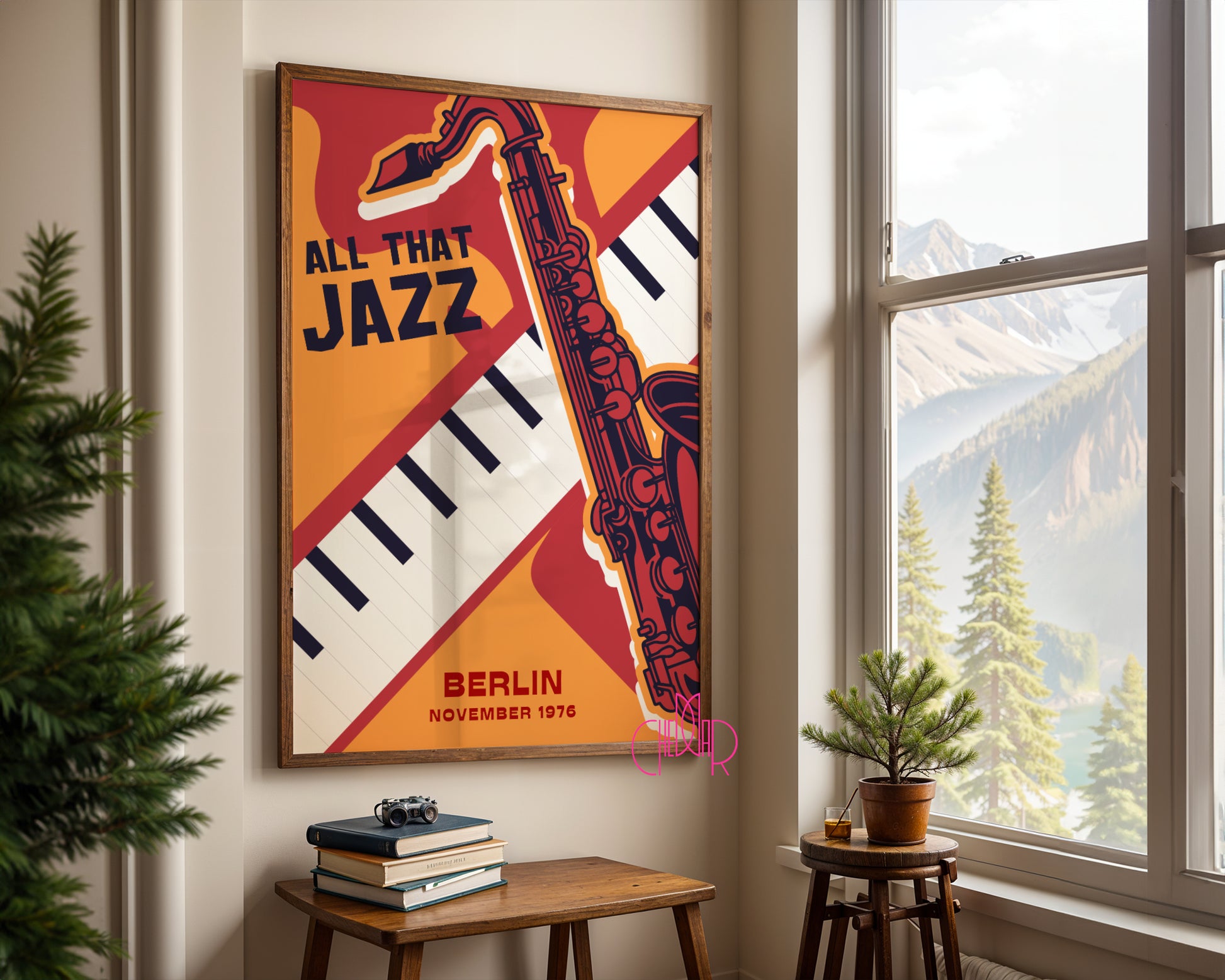 Plakat muzyczny z serii All That Jazz, Berlin 1976