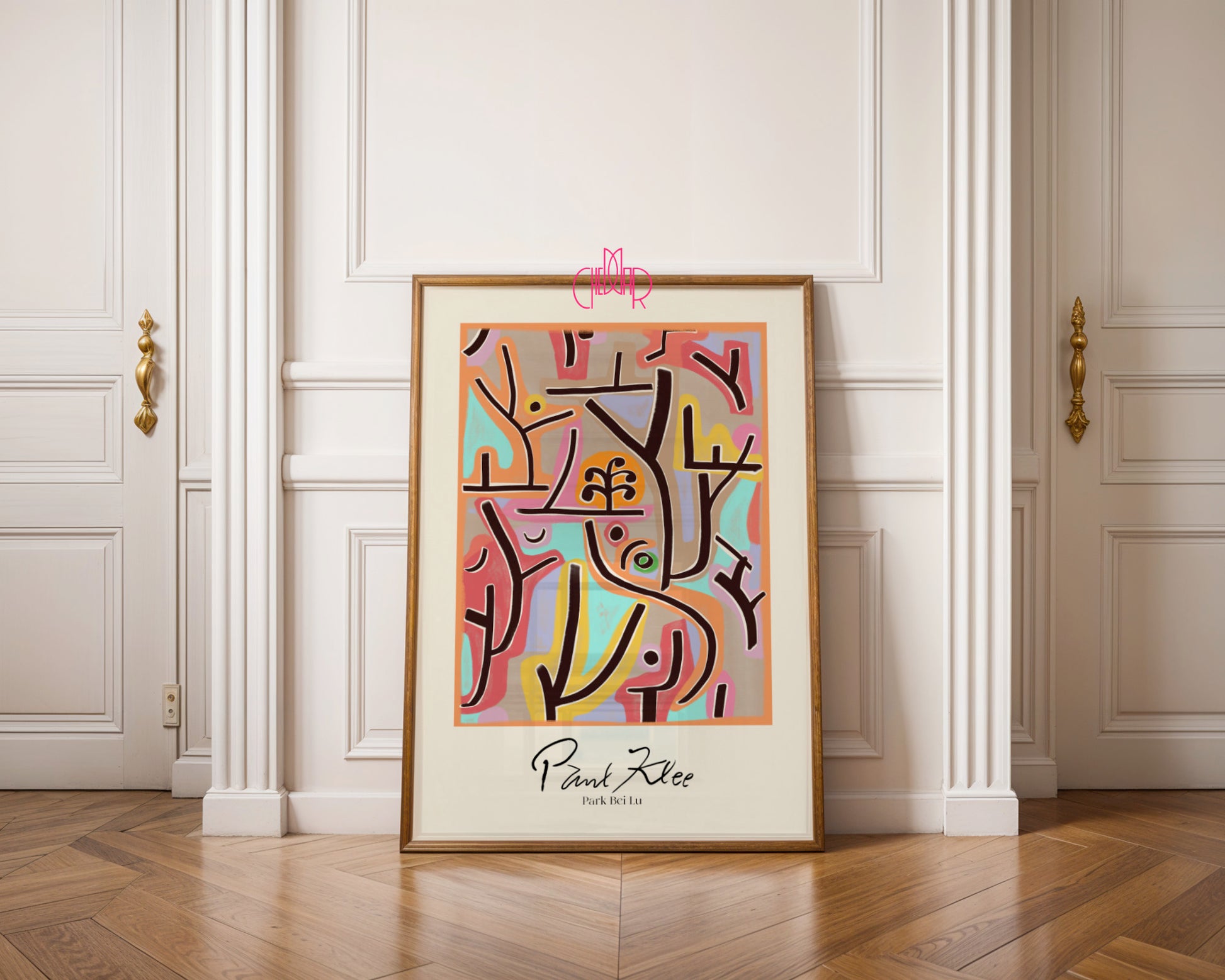 Ogród Wyobraźni: Park Bei Lu – Paul Klee, Vibrant Abstract Expressionism