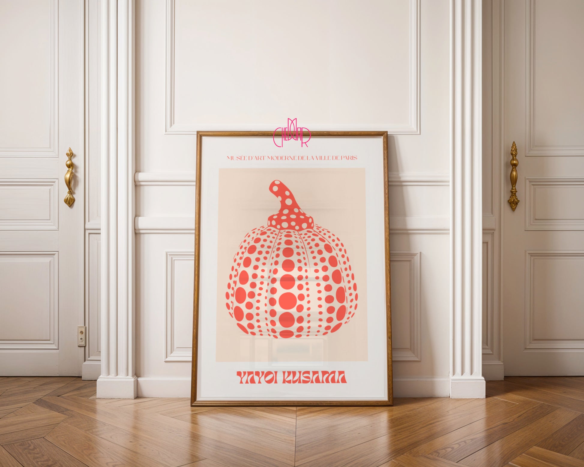 Plakat Yayoi Kusama, Red Pumpkin, Contemporary Art Museum