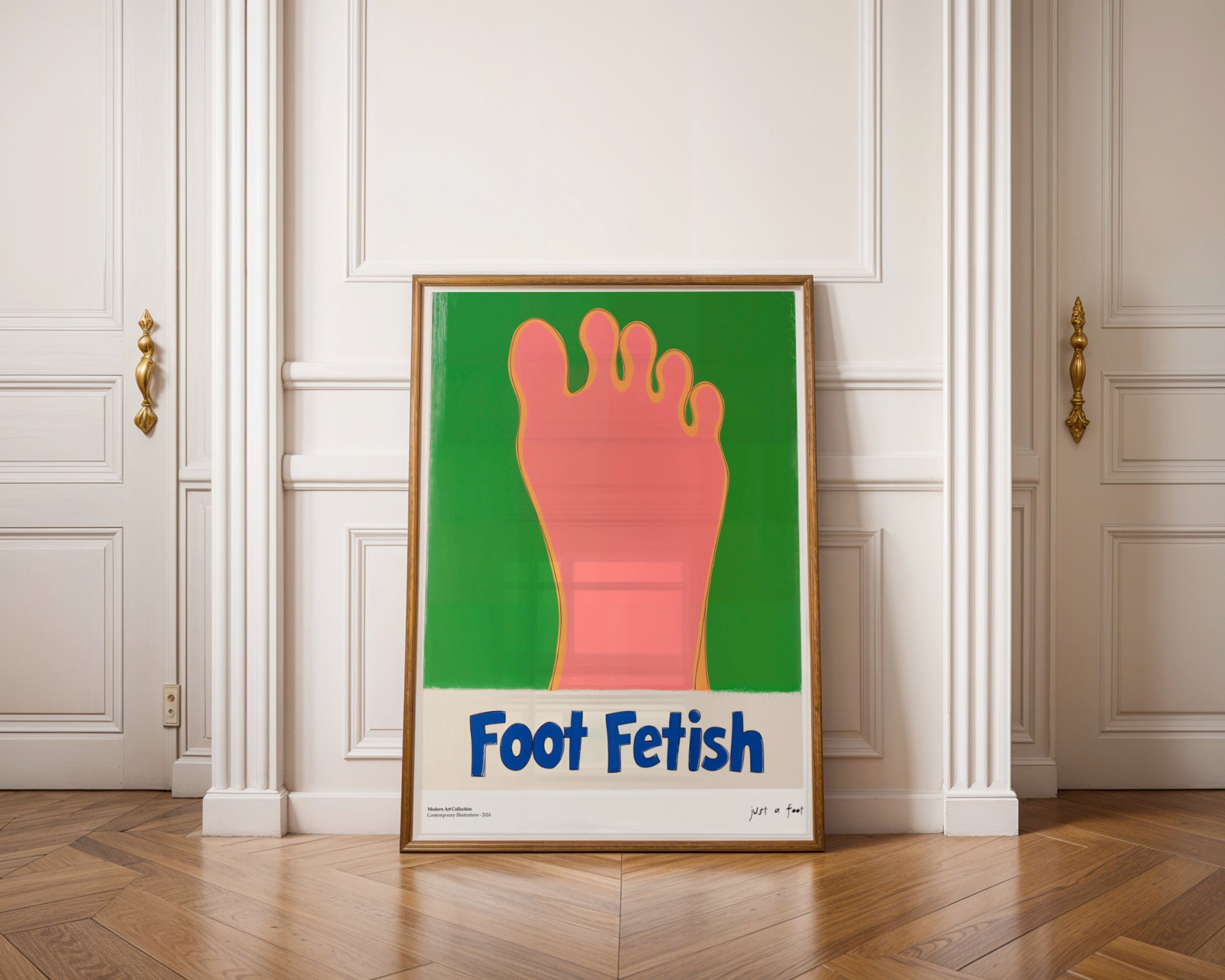 Plakat „Foot Fetish” – Odważny Akcent dla Kolekcjonerów Osobliwości!