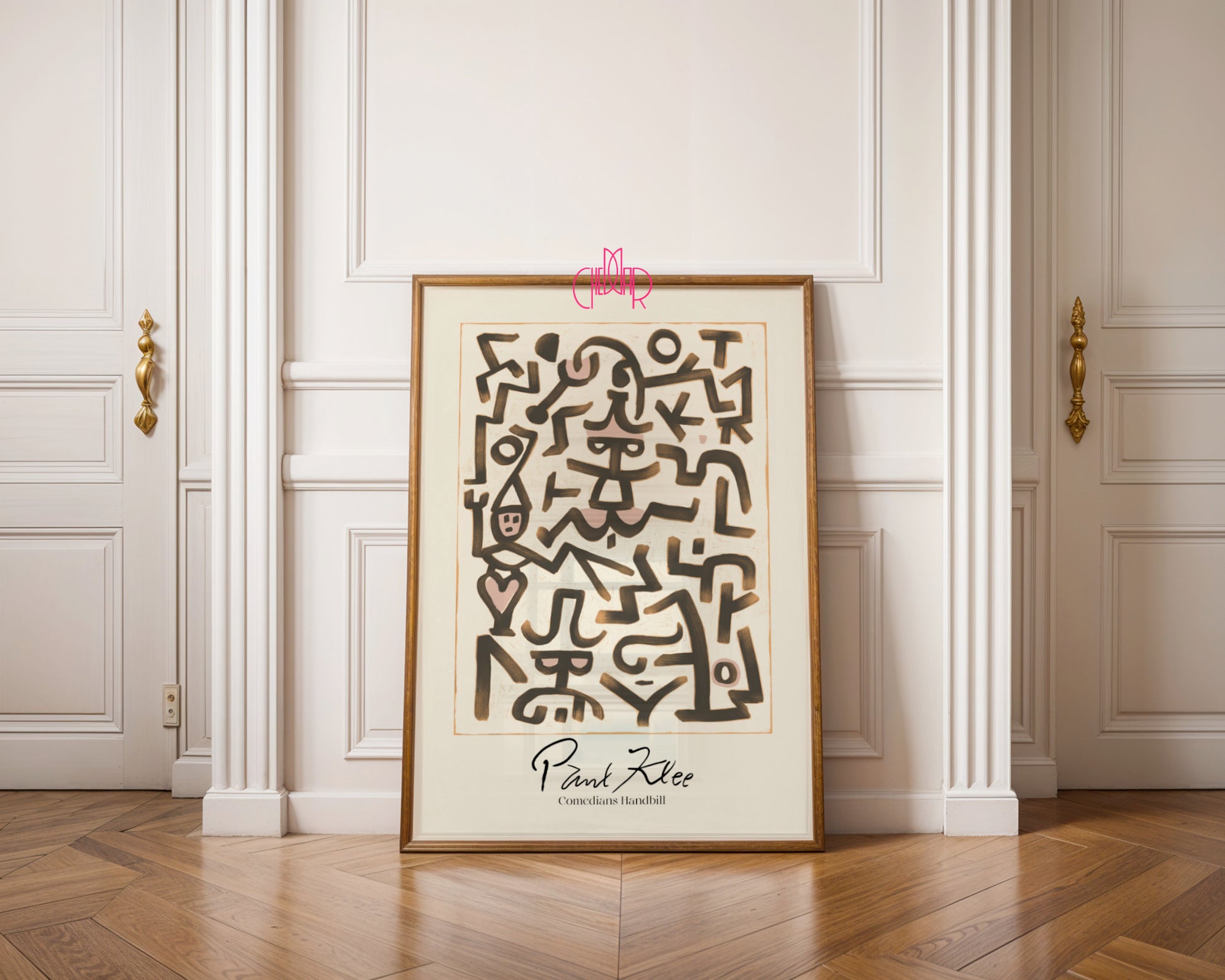 Figuratywny Labirynt: Comedians Handbill – Paul Klee, Avant-Garde Abstract