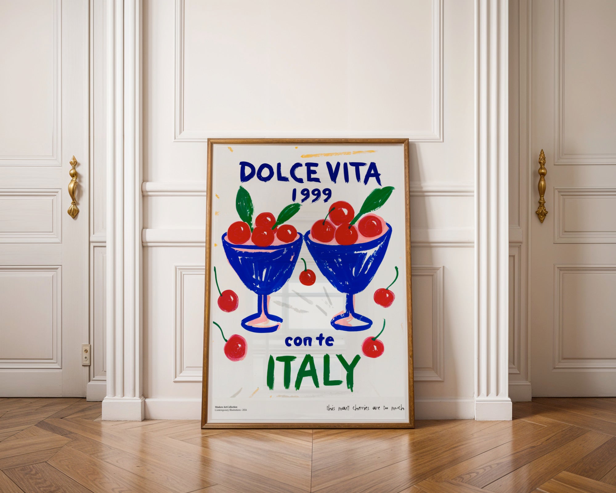 Plakat „Dolce Vita” – Poczuj smak włoskiego lata w swoim wnętrzu!