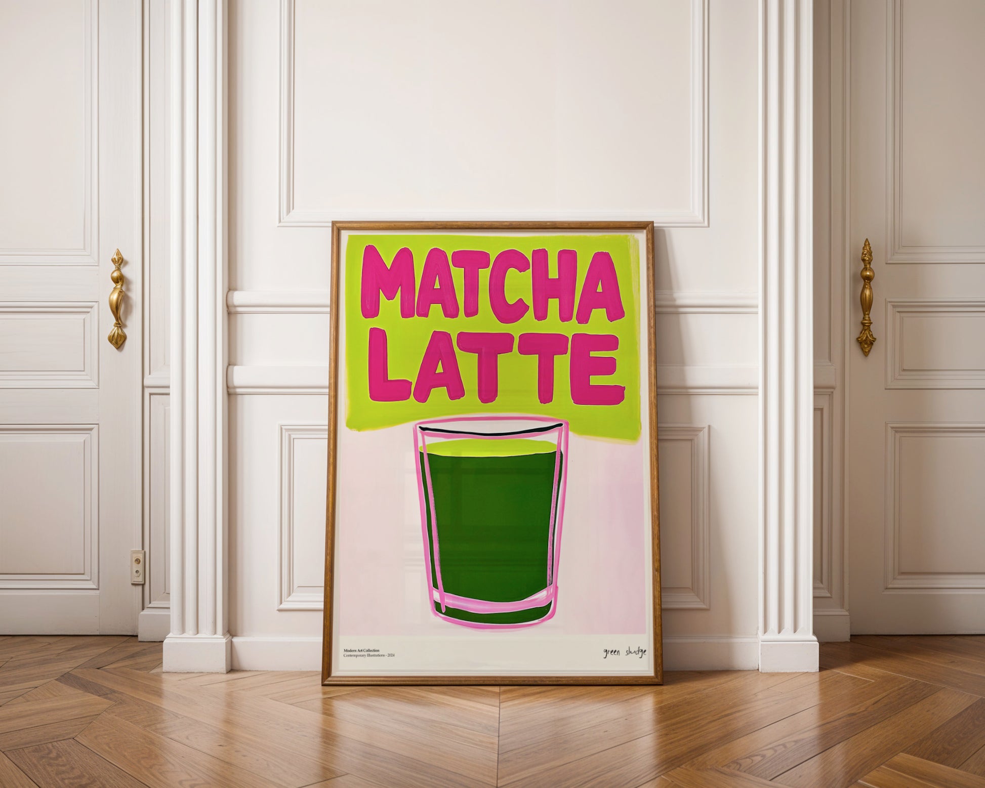 Plakat „Matcha Latte” – Zastrzyk Energii dla Twojego Wnętrza!