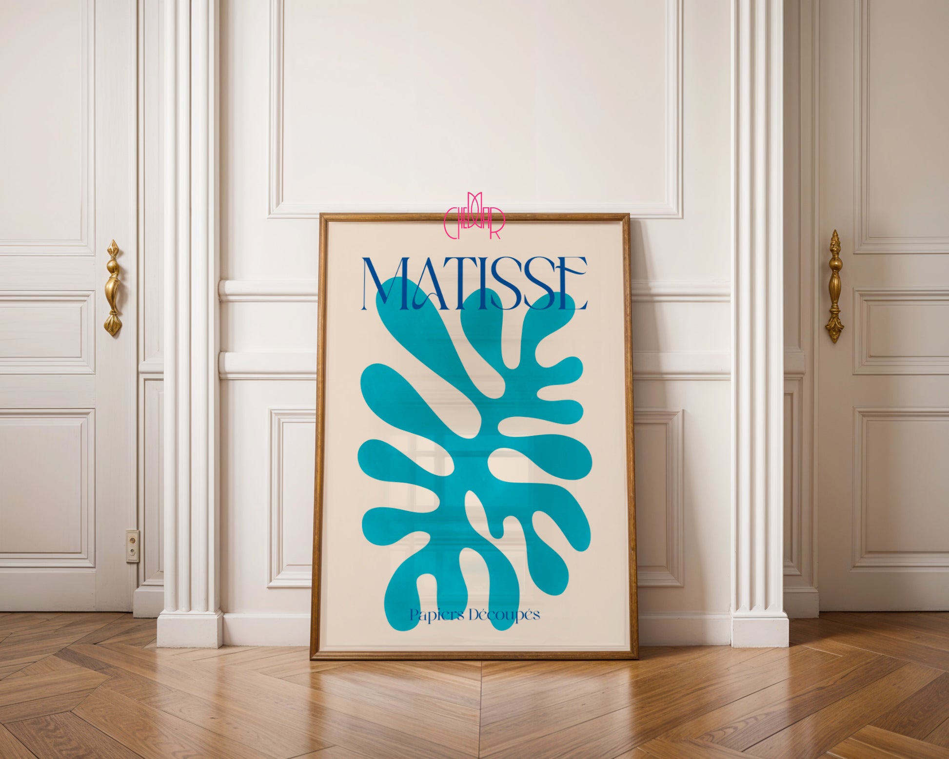 Abstract Coral – Henri Matisse, Papiers Découpés