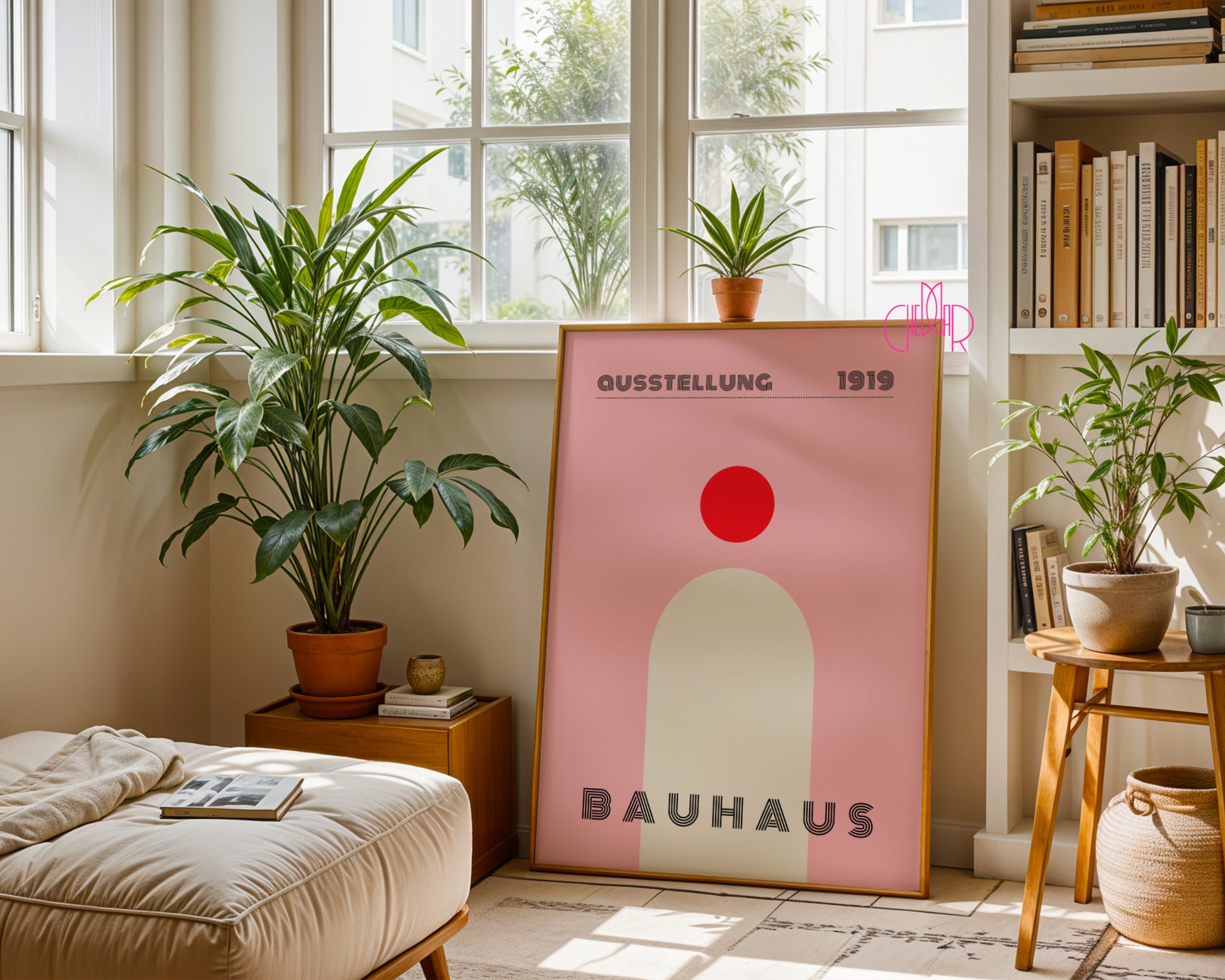 Zestaw Bauhaus Modern – Geometria i Kolor (1919 Exhibition)