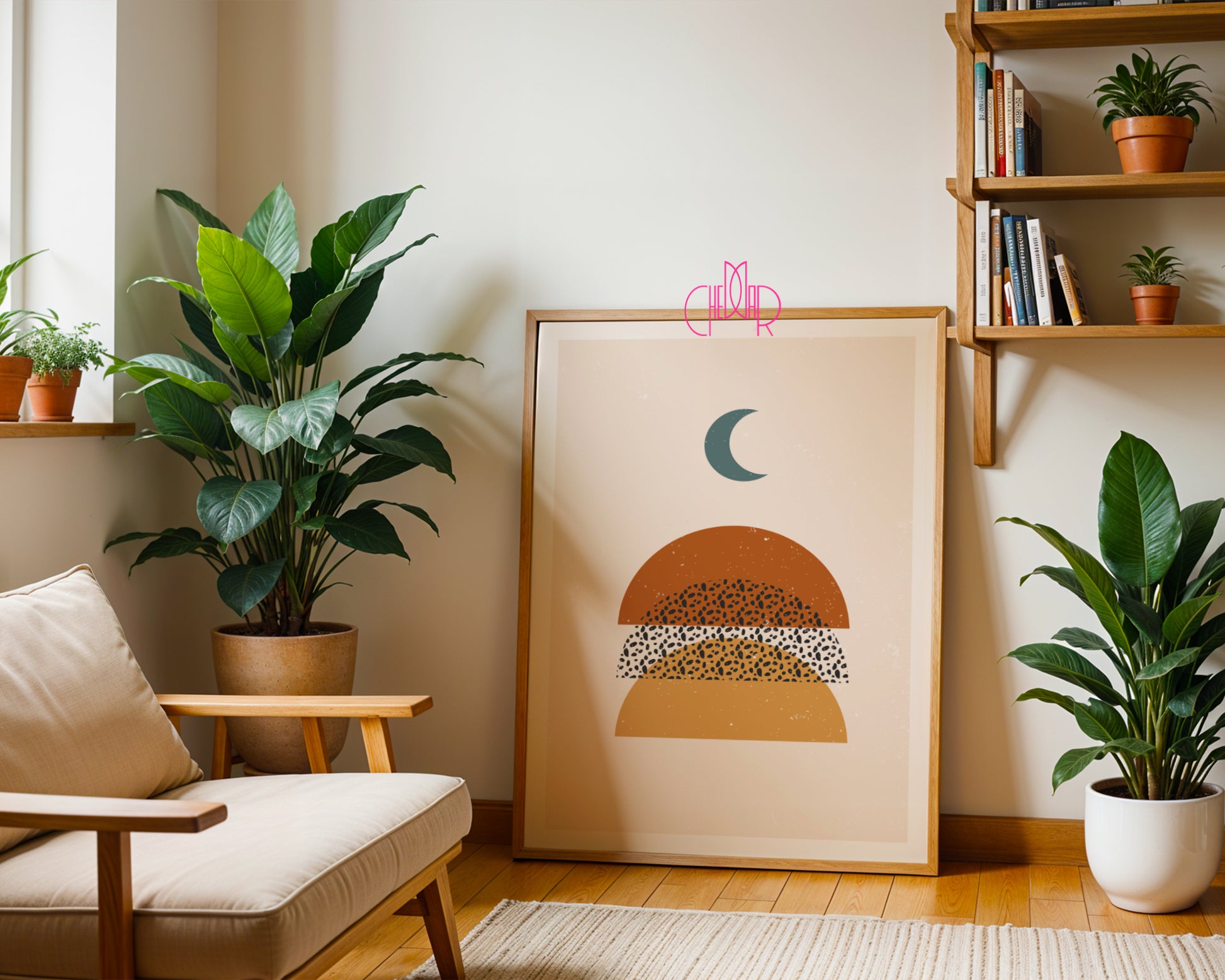 Boho Set – Sun, Moon, and Organic Serenity