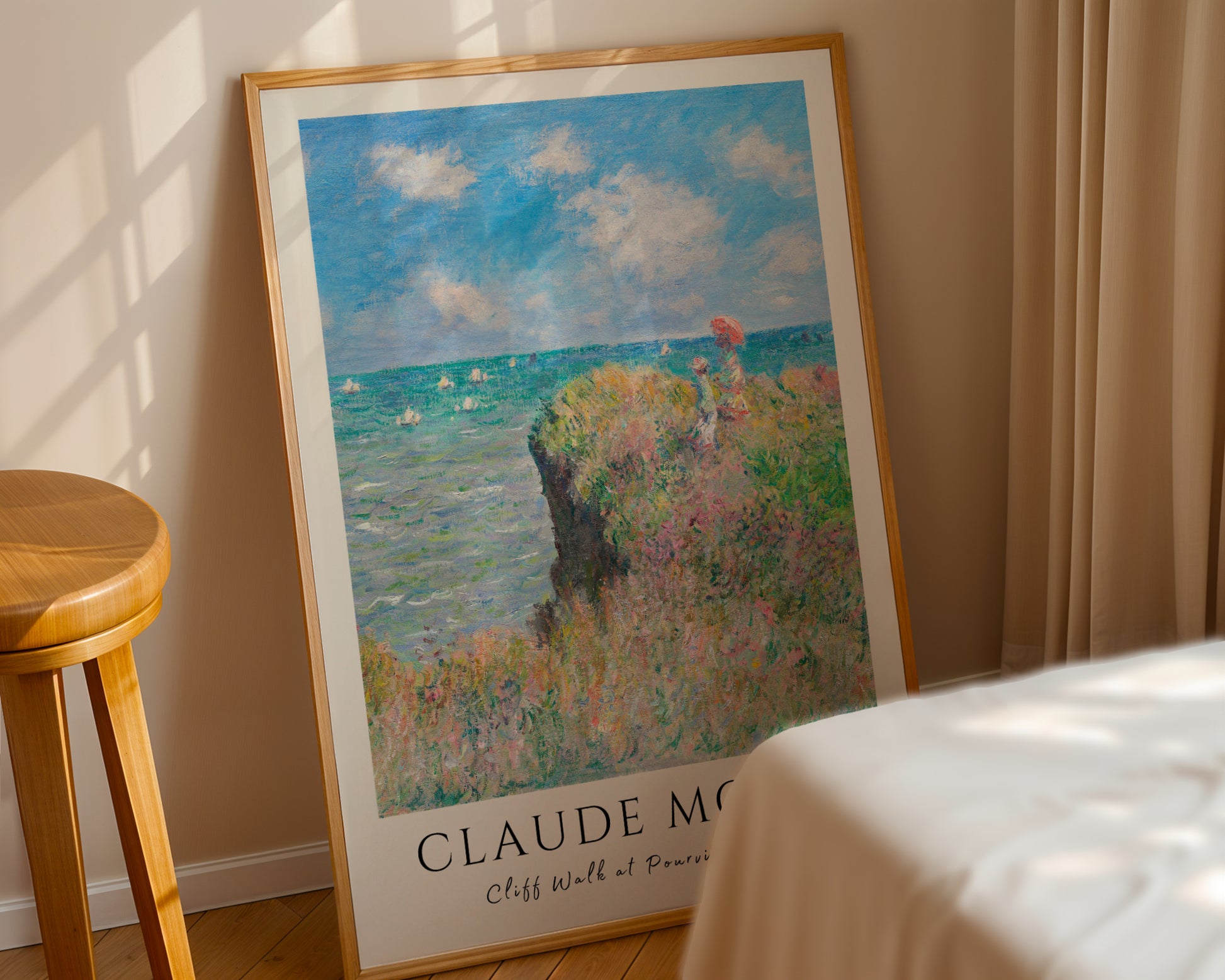 Claude Monet – Cliff Walk at Pourville