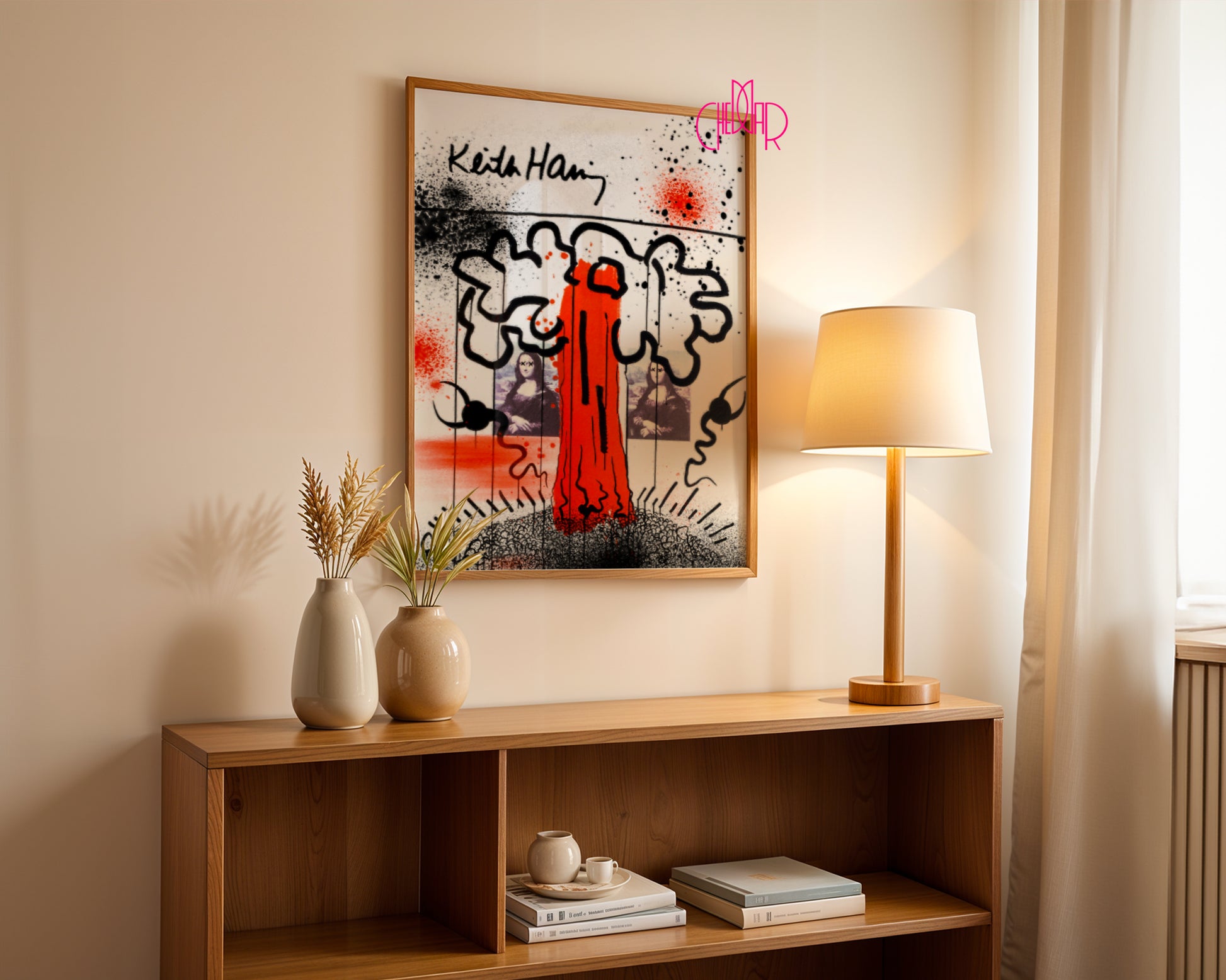 Keith Haring – The Atomic Mona Lisa Poster