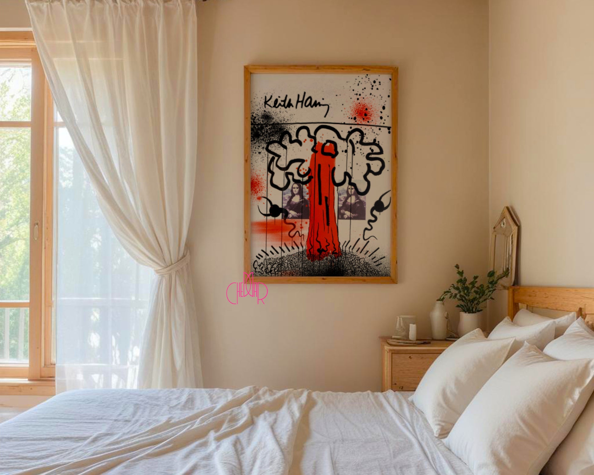 Keith Haring – The Atomic Mona Lisa Poster