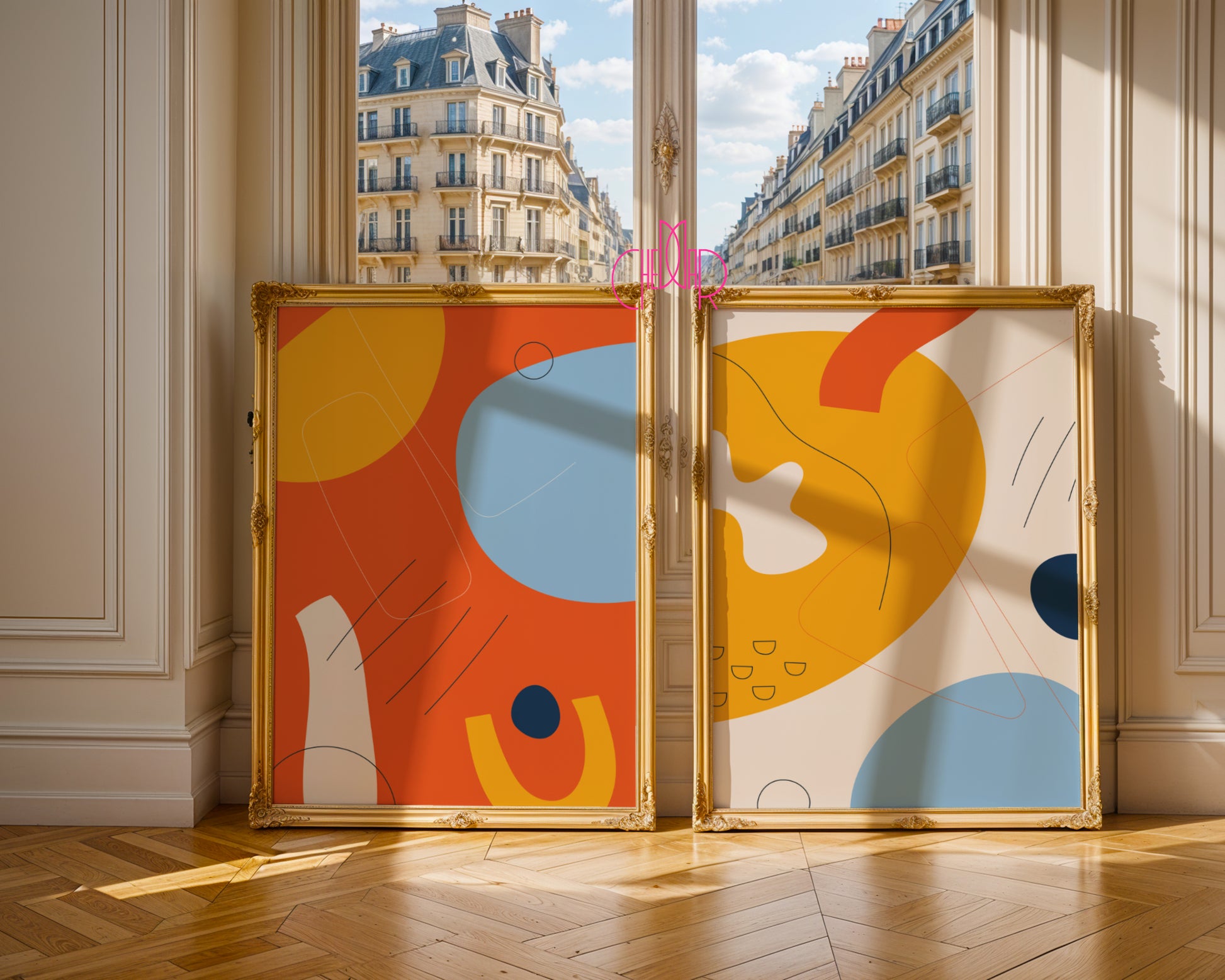 Zestaw Abstract Expression – Geometria i Radość Koloru