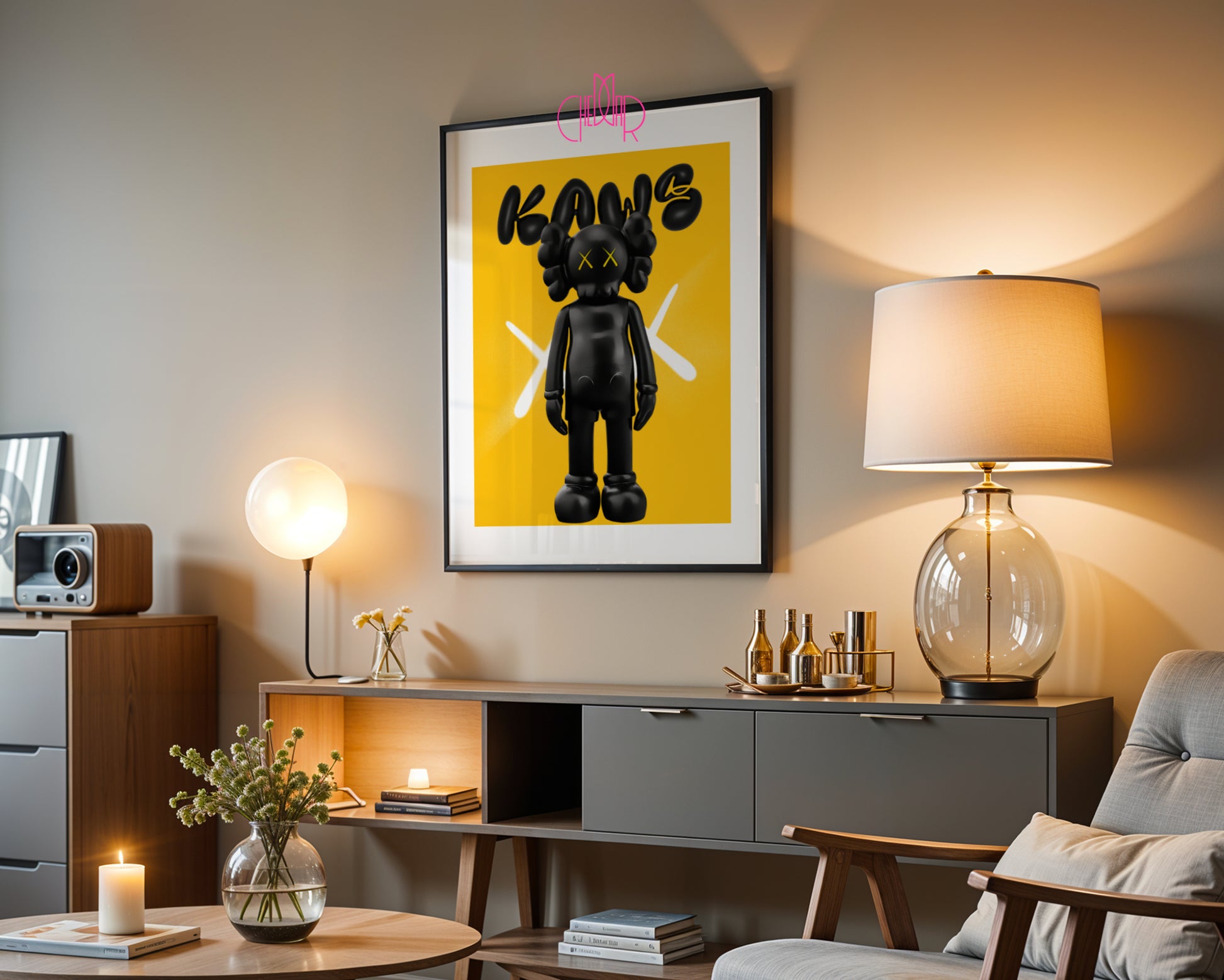 KAWS – Neon Yellow: Ikona Współczesnego Pop Artu