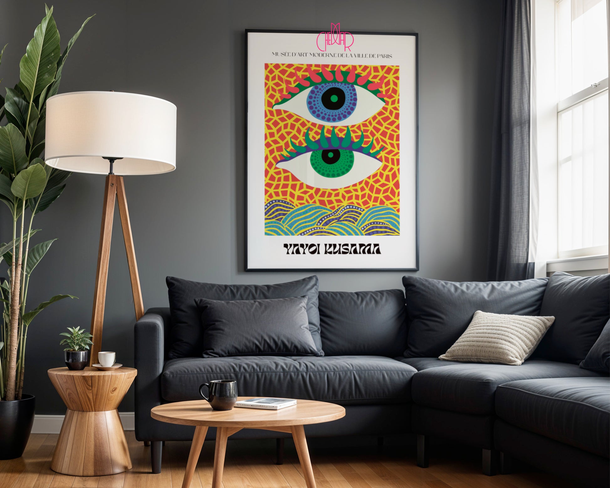 Plakat Yayoi Kusama, Surreal Eyes, Musée d’Art Moderne de la Ville de Paris