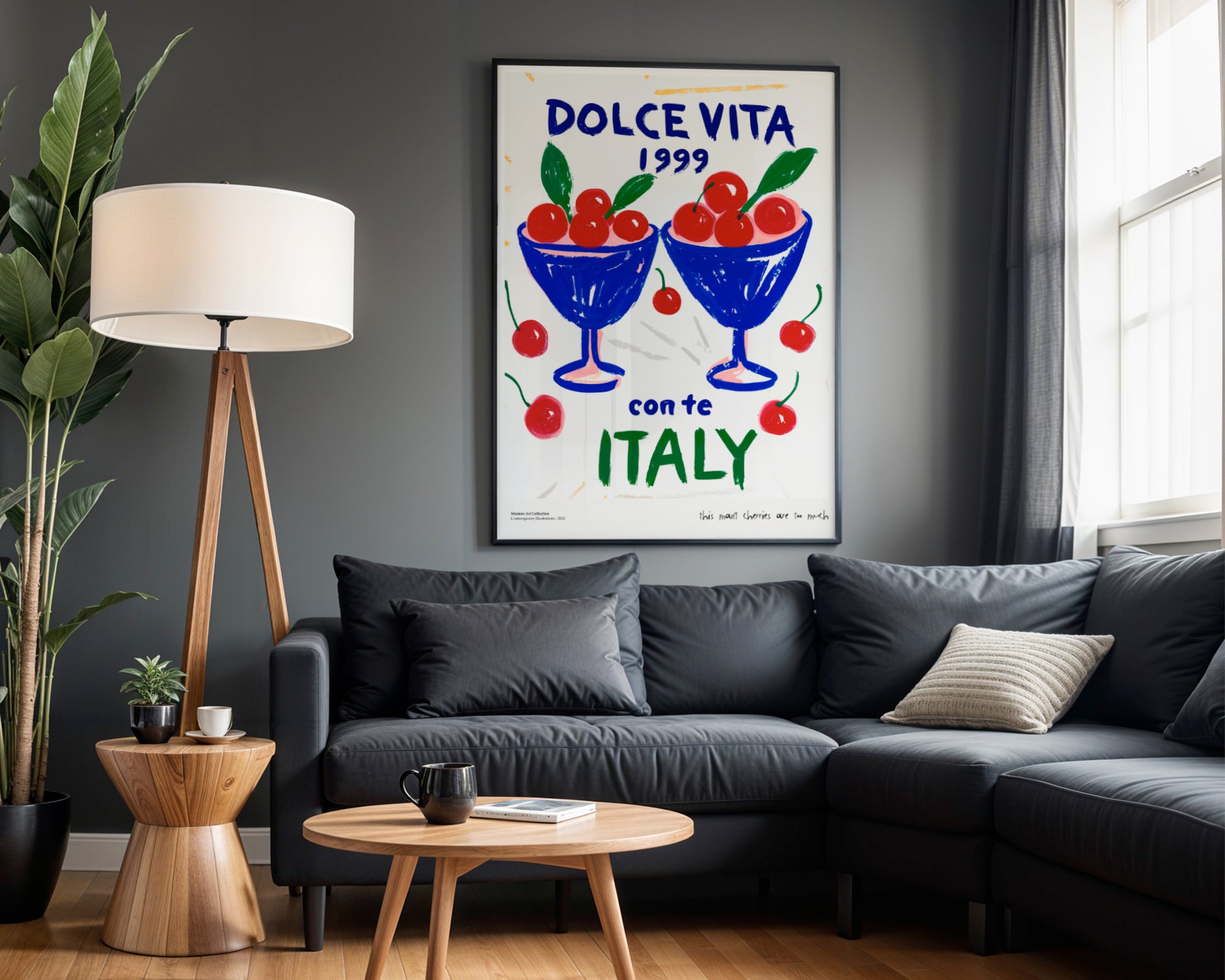 Plakat „Dolce Vita” – Poczuj smak włoskiego lata w swoim wnętrzu!