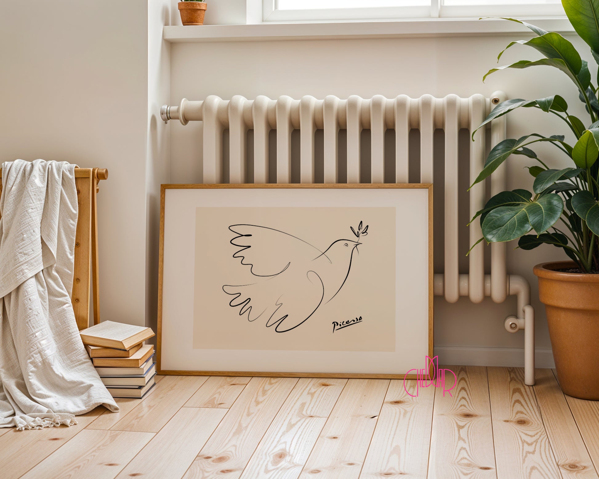 Pablo Picasso – Dove of Peace Minimalist Line Art Poster