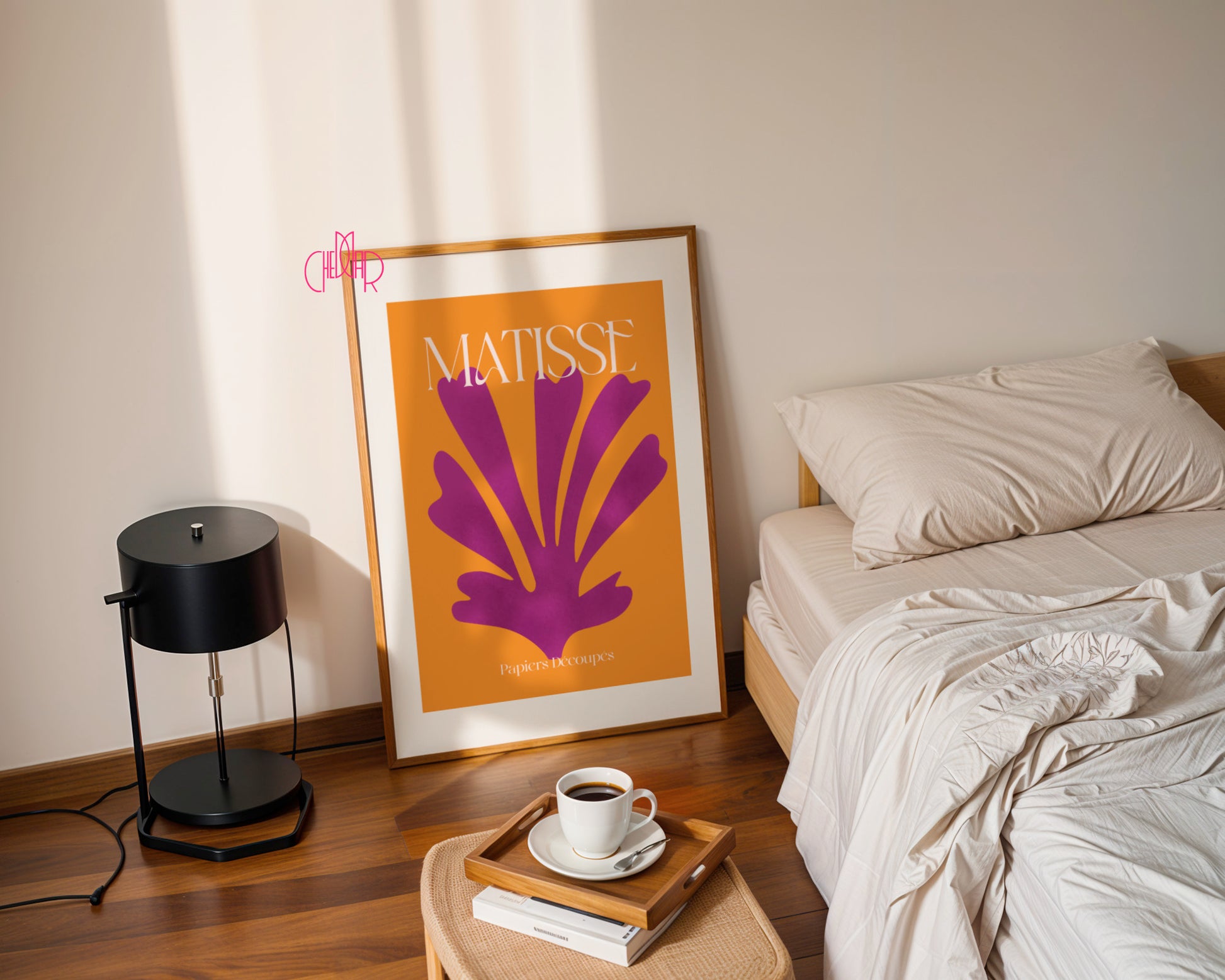 Plakat „Purple Bloom” – Eksplozja barw w Twojej domowej galerii