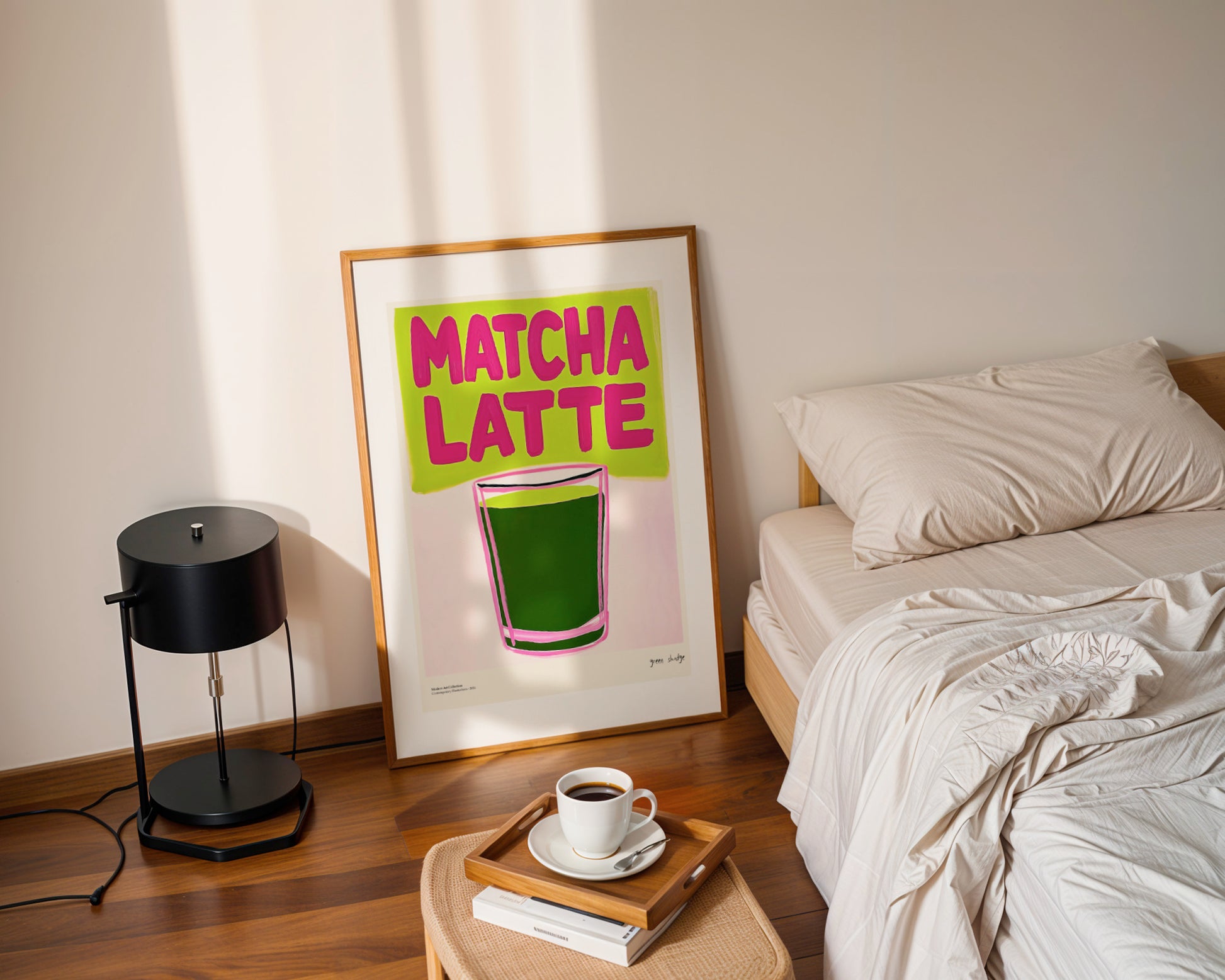 Plakat „Matcha Latte” – Zastrzyk Energii dla Twojego Wnętrza!