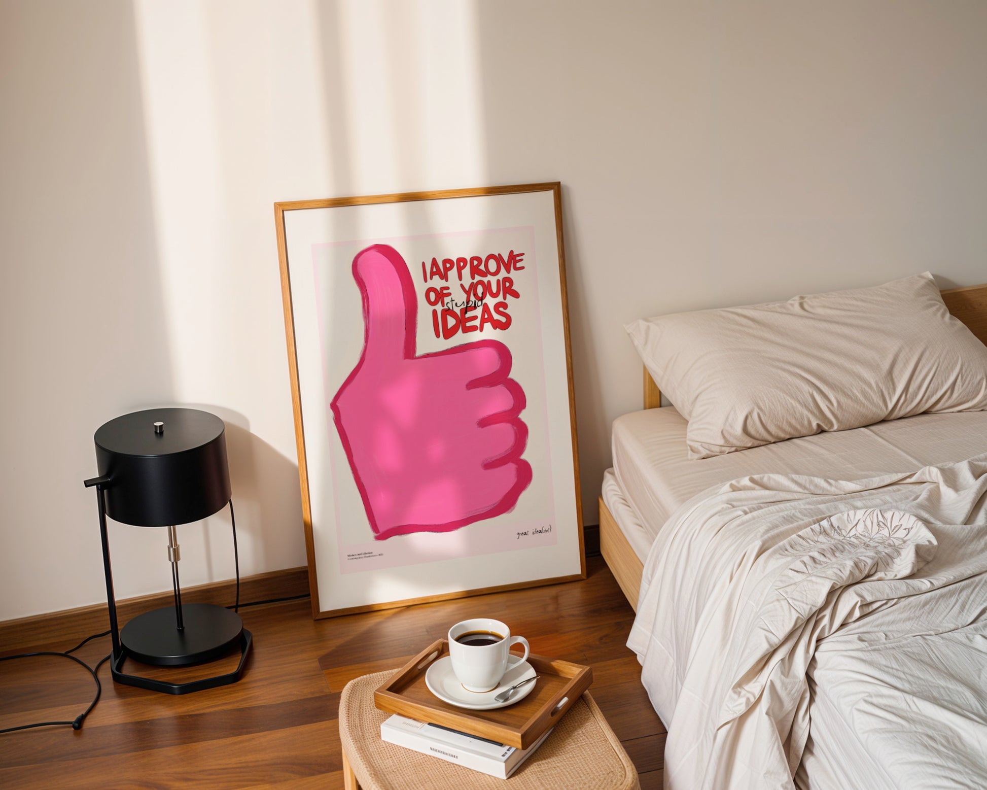 Plakat „I Approve” – Ironiczna Pochwała Twoich Najbardziej Szalonych Pomysłów!