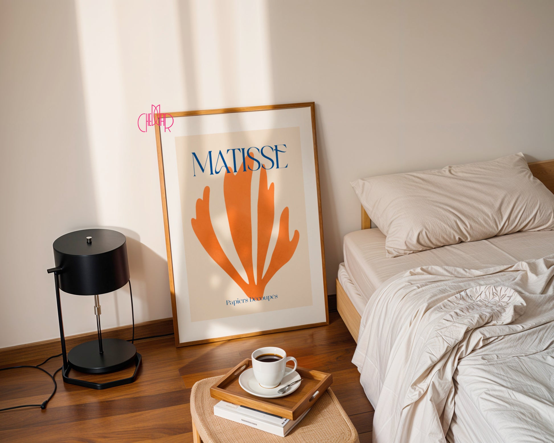 Słoneczna Abstrakcja: Orange Bloom – Henri Matisse, Papiers Découpés