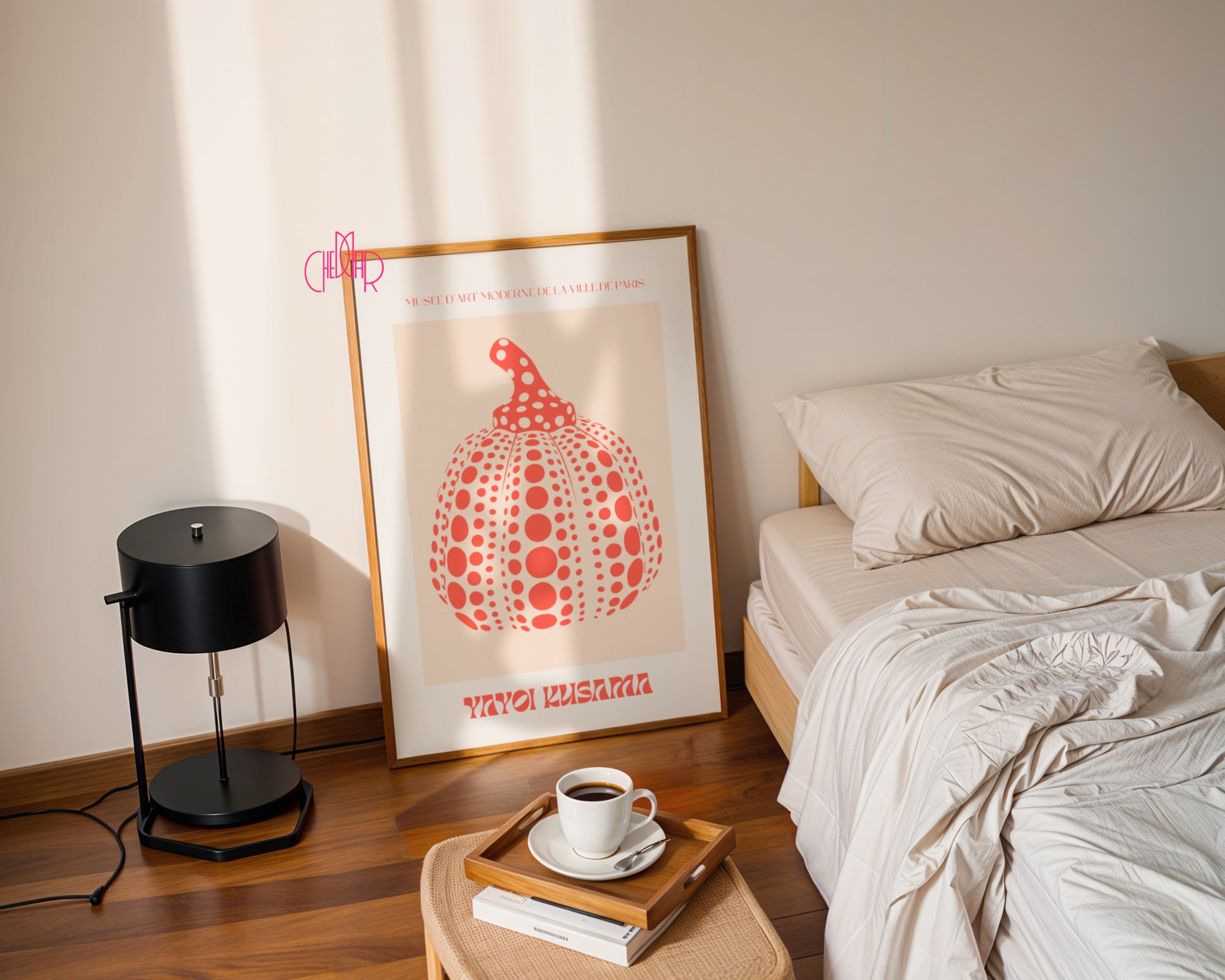 Plakat Yayoi Kusama, Red Pumpkin, Contemporary Art Museum