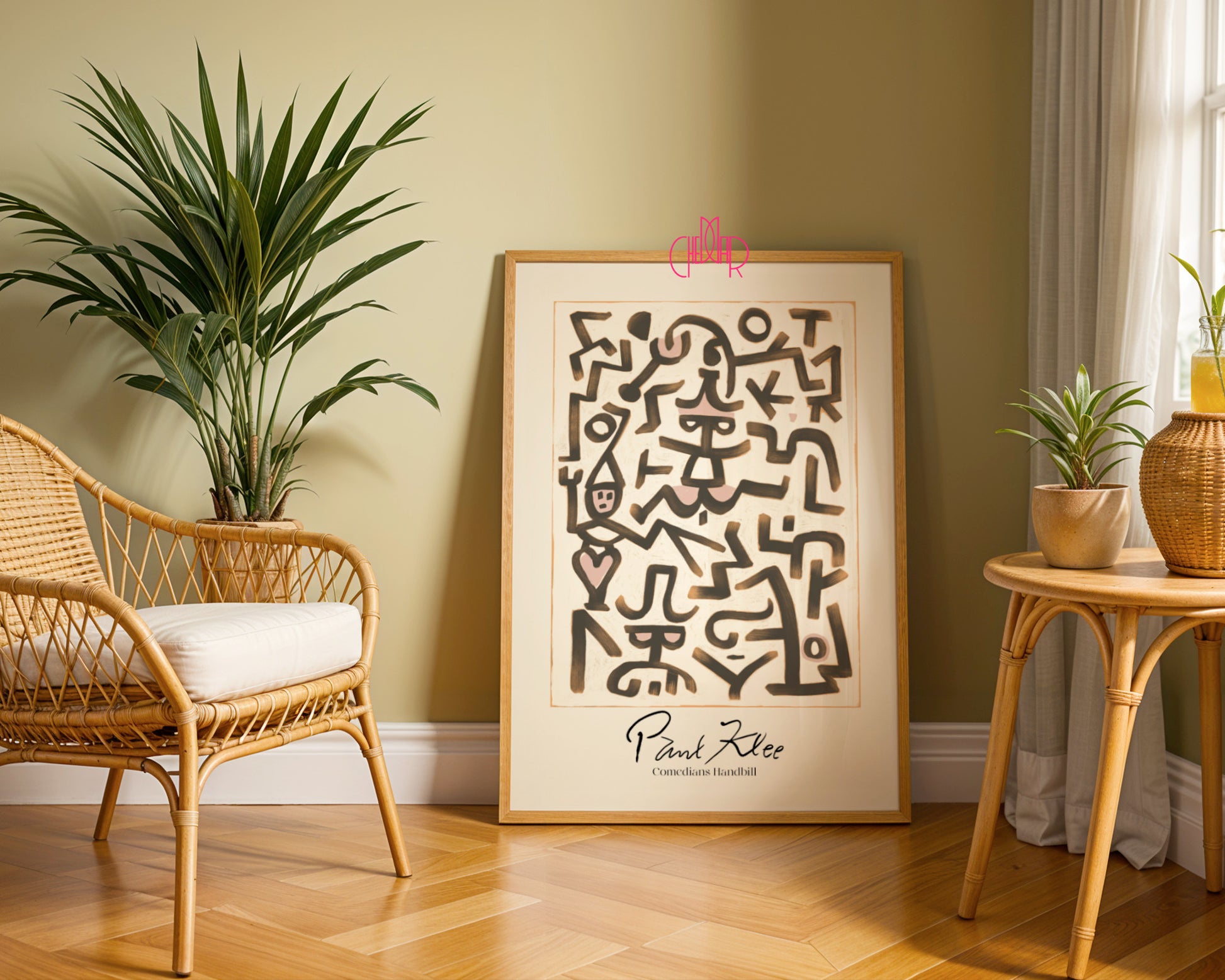 Figuratywny Labirynt: Comedians Handbill – Paul Klee, Avant-Garde Abstract