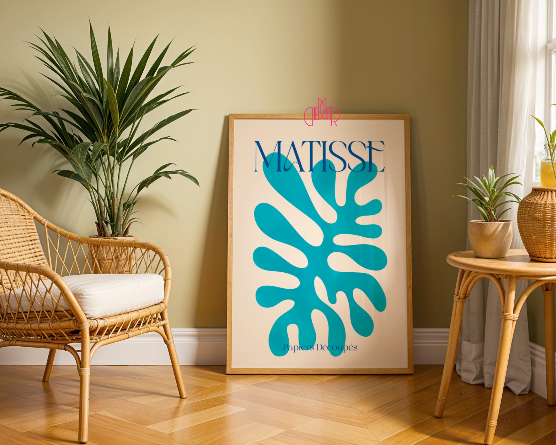 Abstract Coral – Henri Matisse, Papiers Découpés