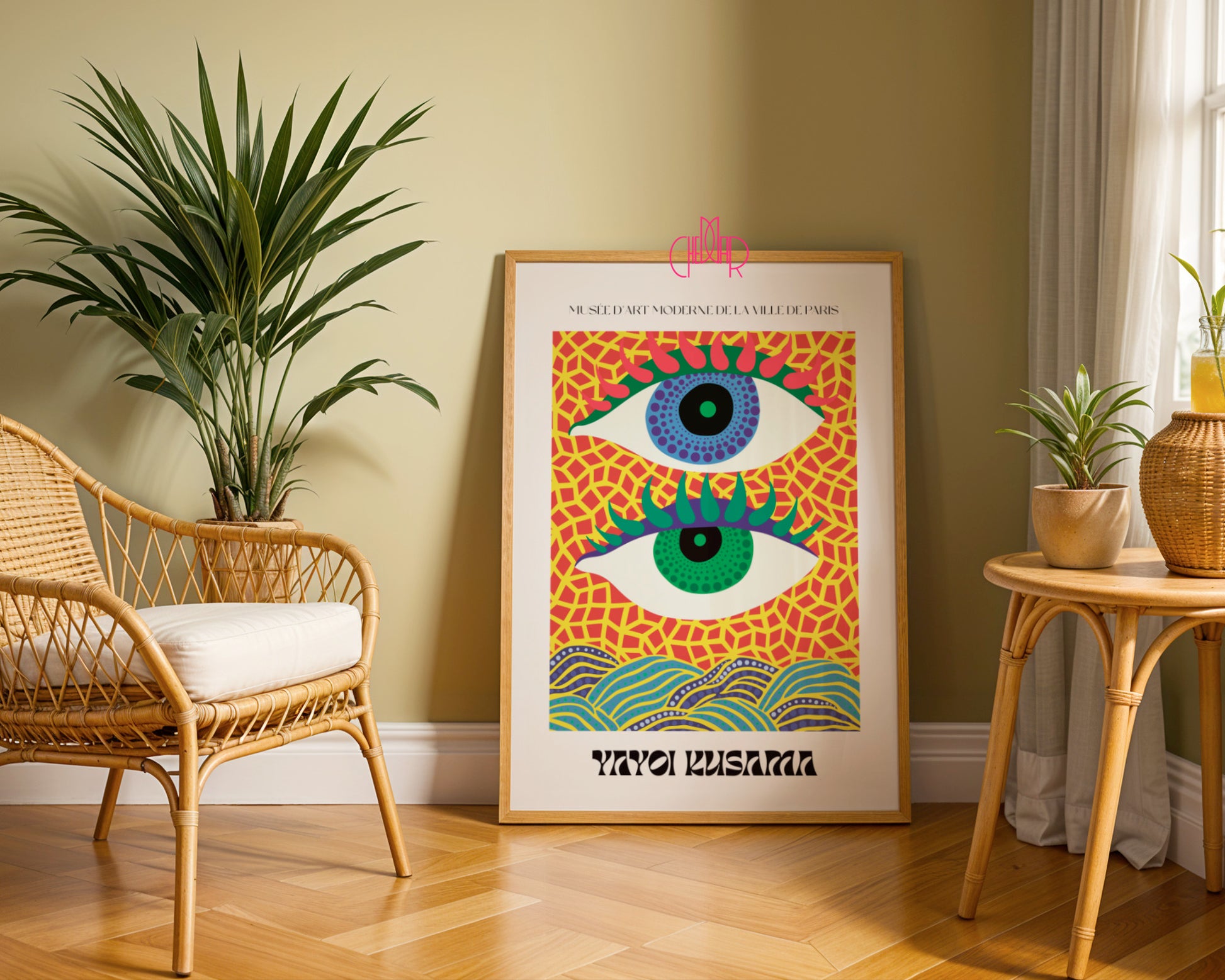 Plakat Yayoi Kusama, Surreal Eyes, Musée d’Art Moderne de la Ville de Paris