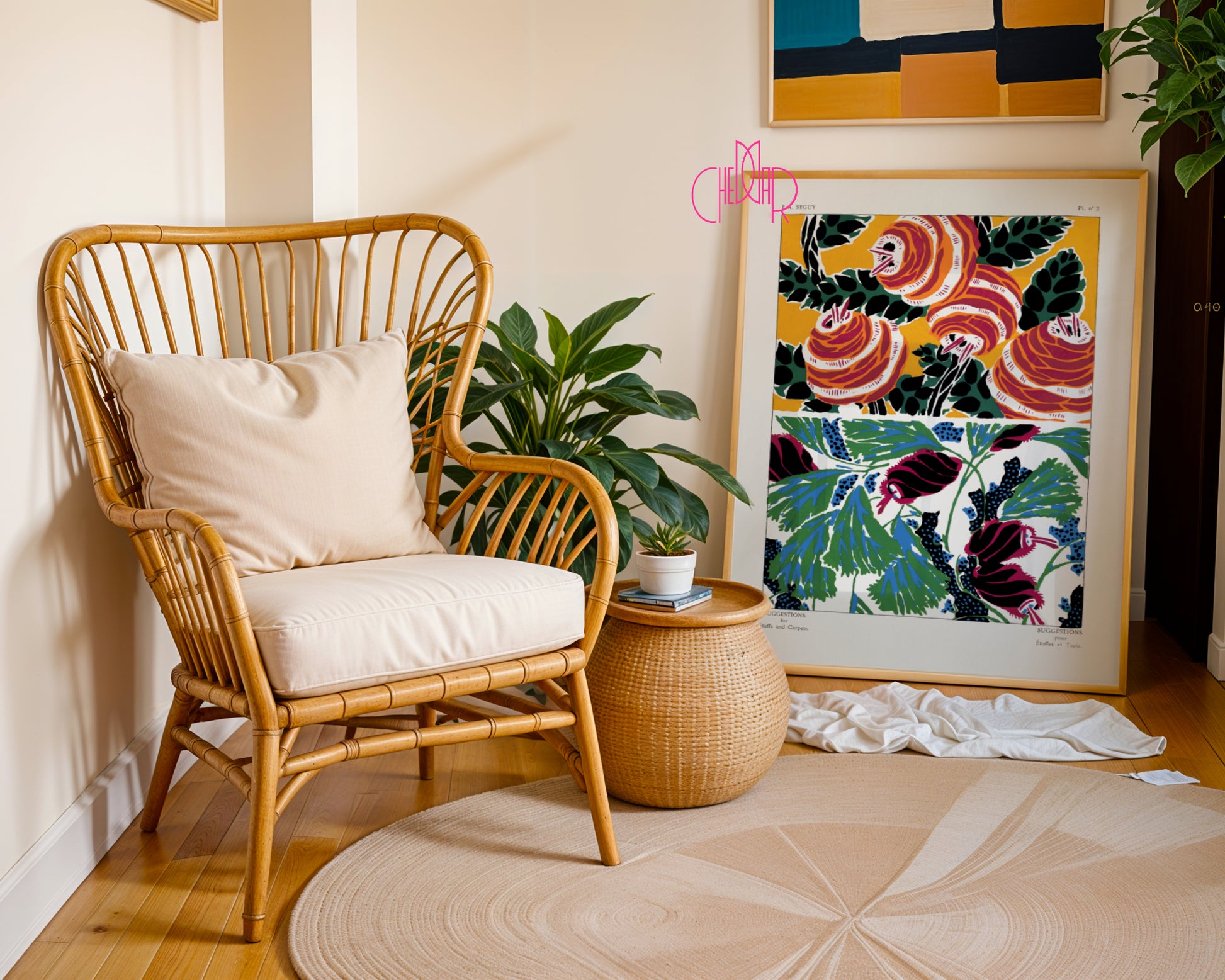 E.A. Séguy: Vintage Textile & Floral Study