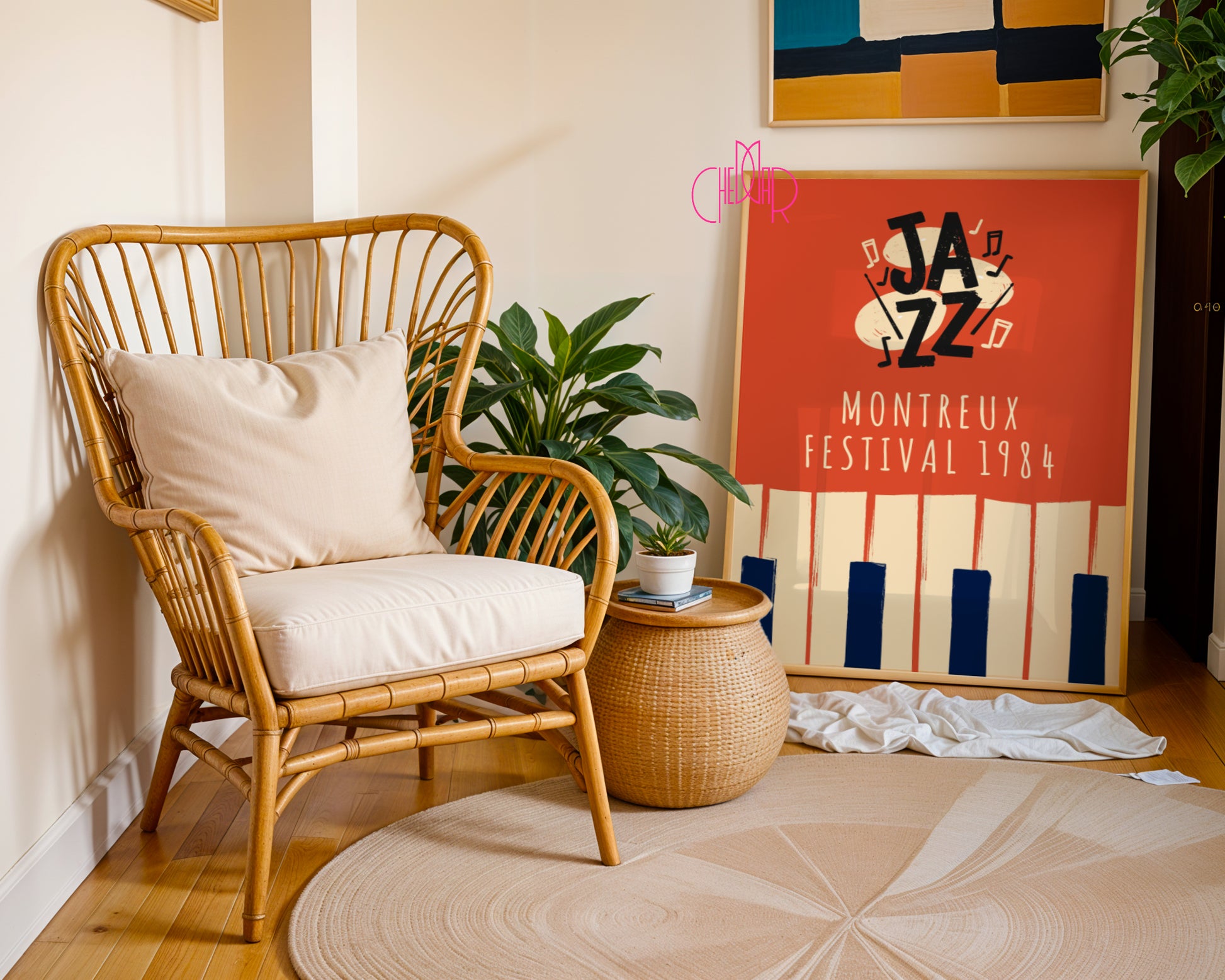 Plakat muzyczny z serii All That Jazz, Montreux 1984