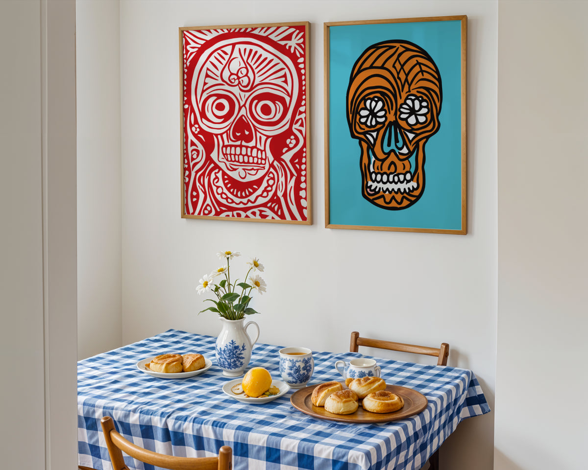 Zestaw - Día de los Muertos Skulls