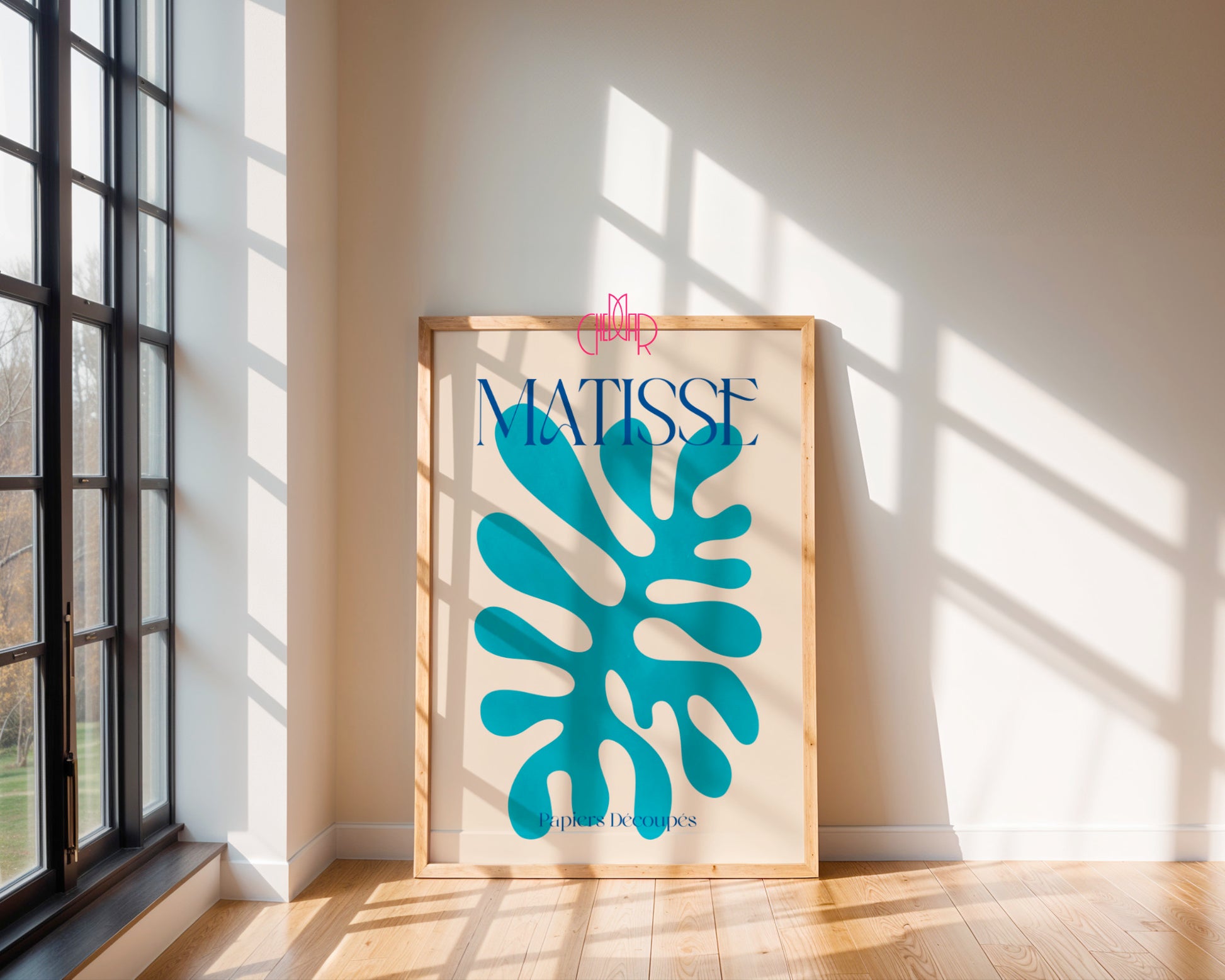 Abstract Coral – Henri Matisse, Papiers Découpés