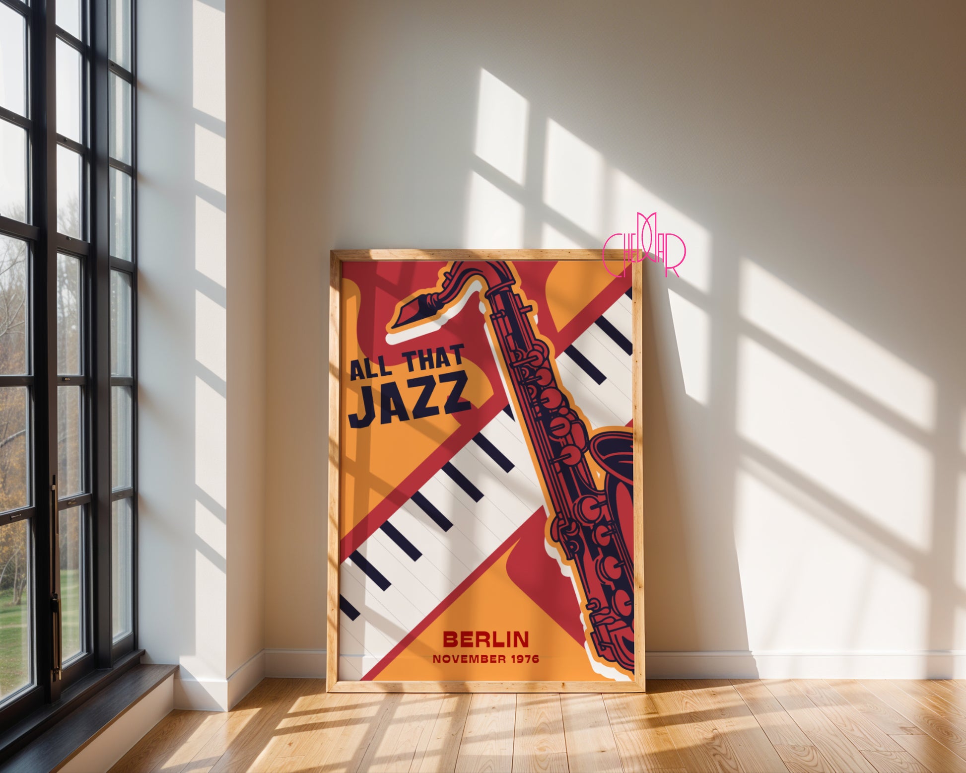 Plakat muzyczny z serii All That Jazz, Berlin 1976