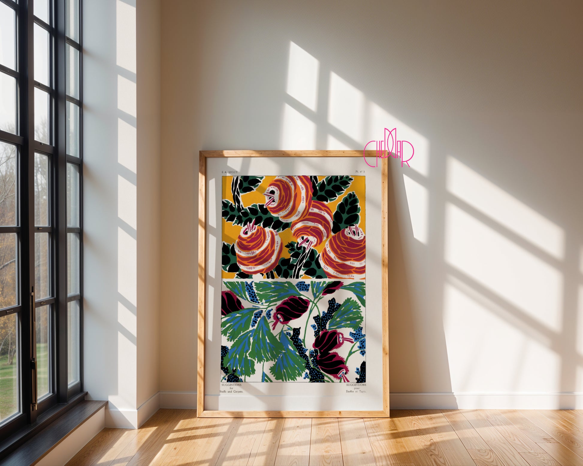 E.A. Séguy: Vintage Textile & Floral Study