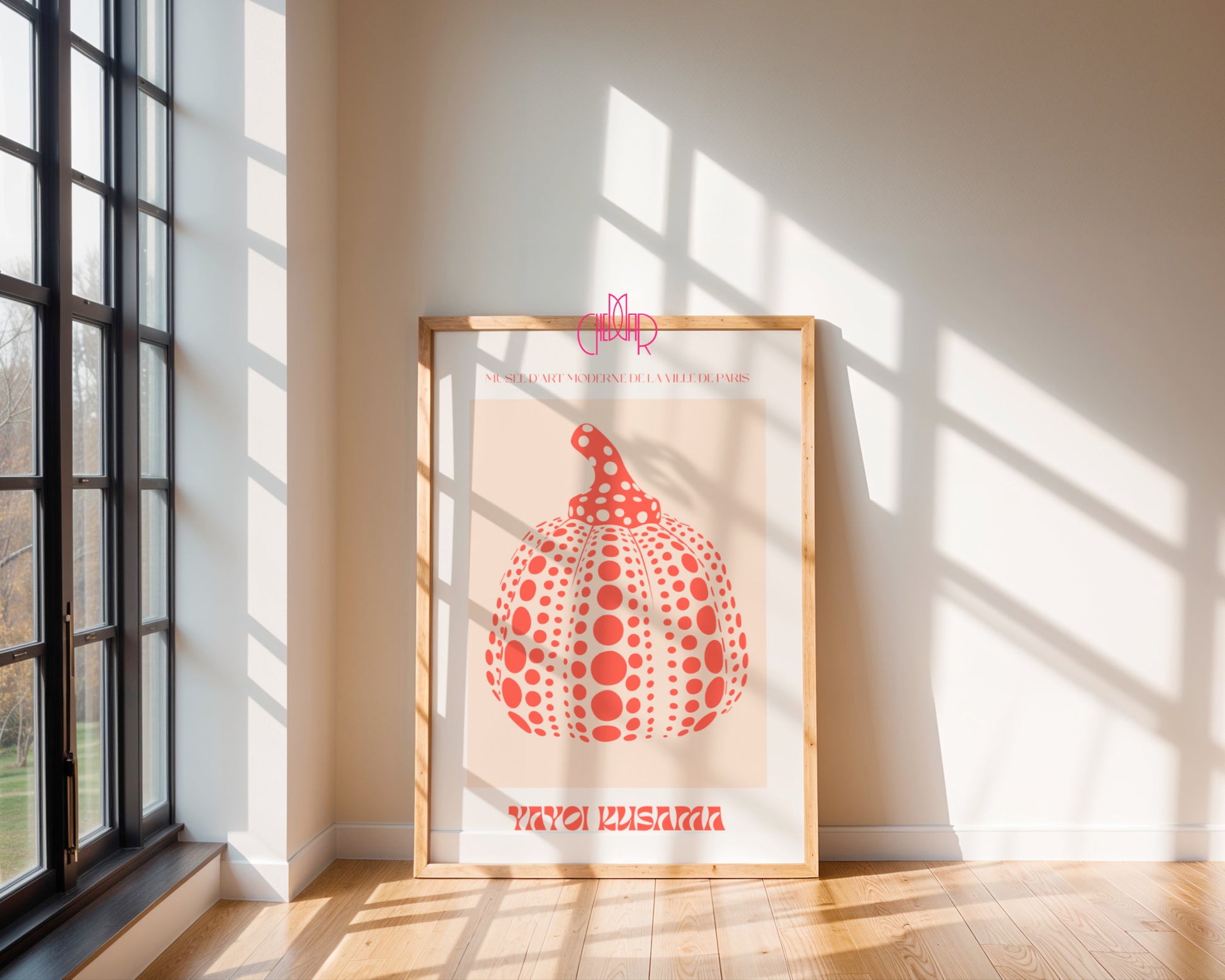 Plakat Yayoi Kusama, Red Pumpkin, Contemporary Art Museum