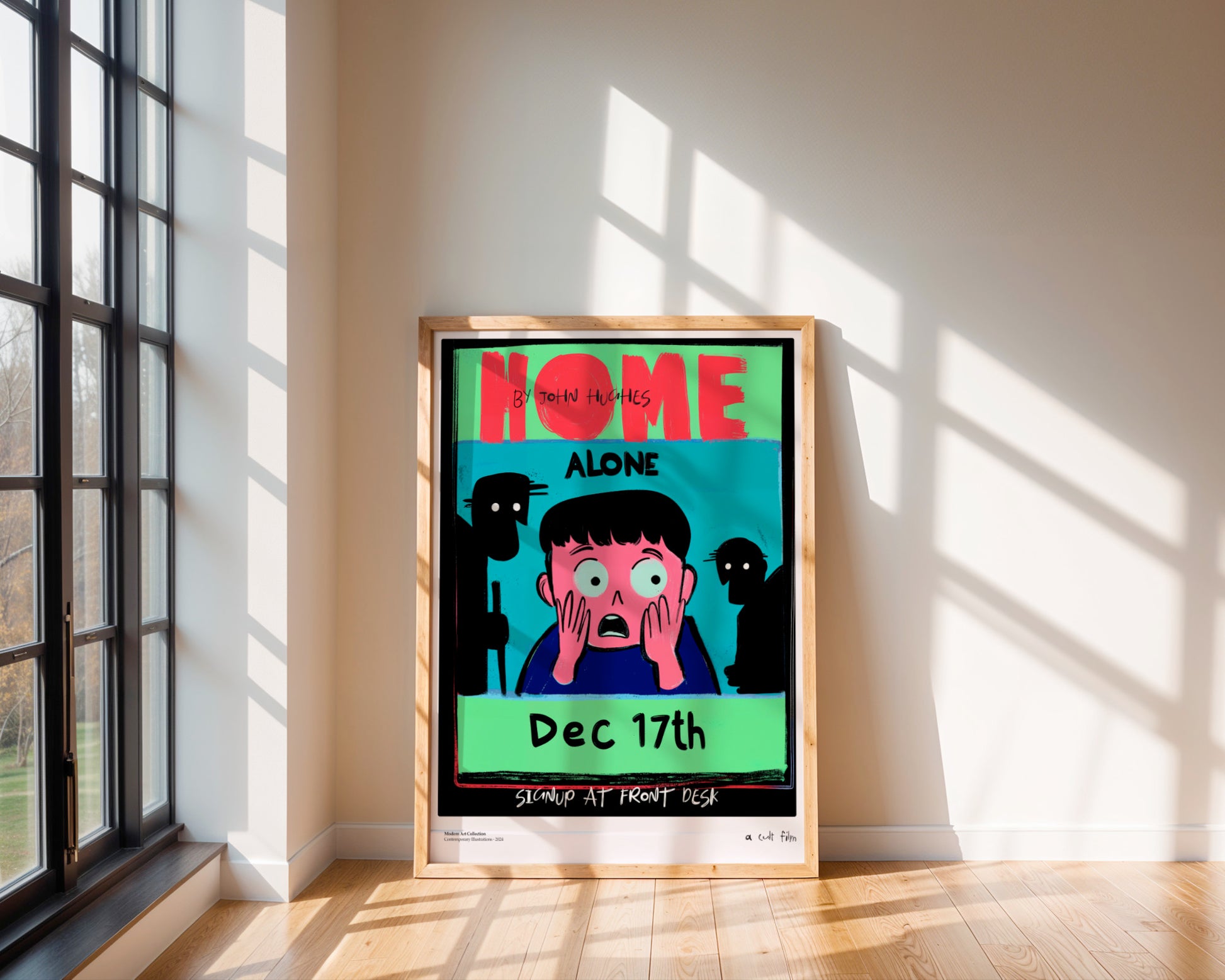 Plakat „Home Alone” – Kultowa historia w nowoczesnym wydaniu!