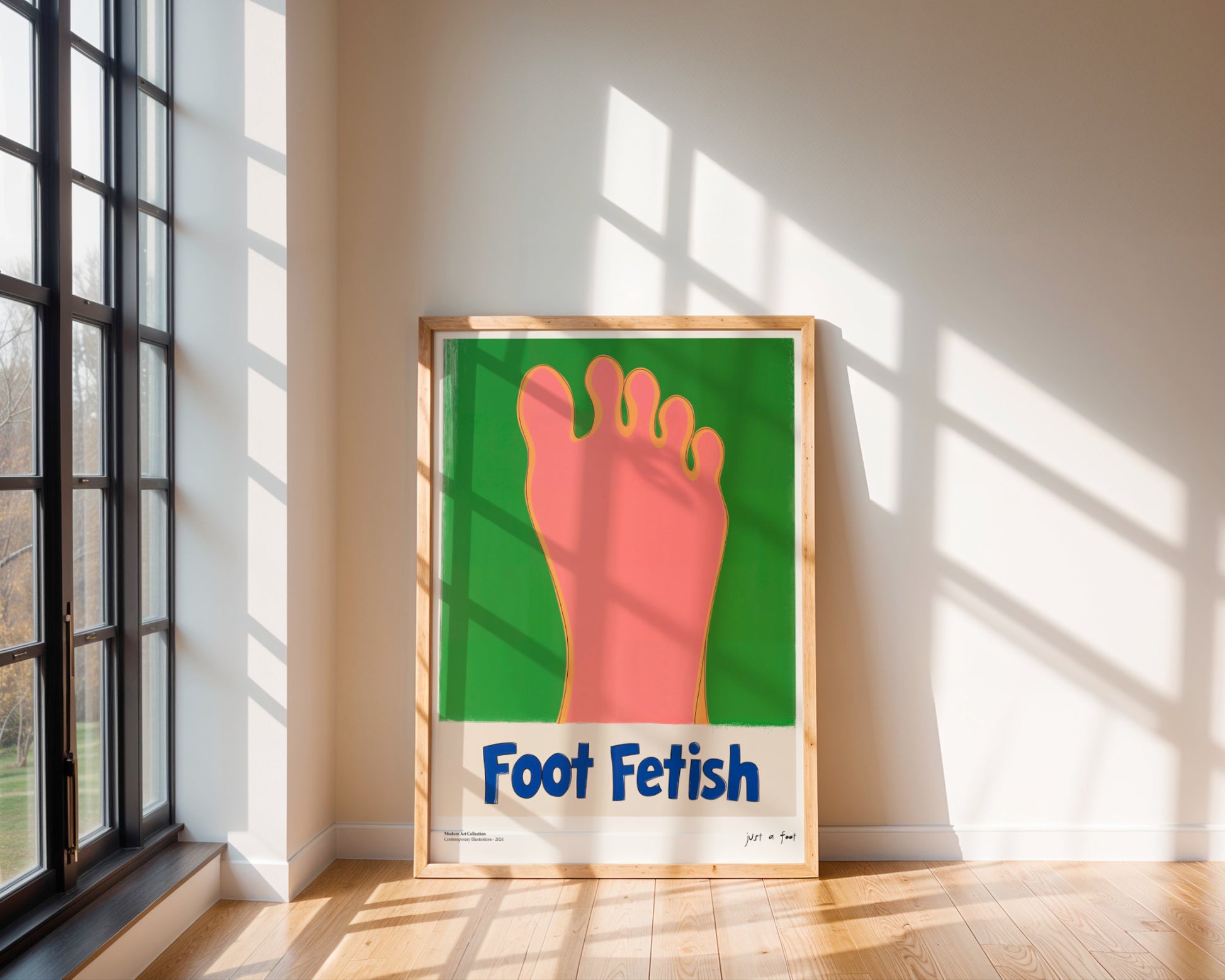 Plakat „Foot Fetish” – Odważny Akcent dla Kolekcjonerów Osobliwości!