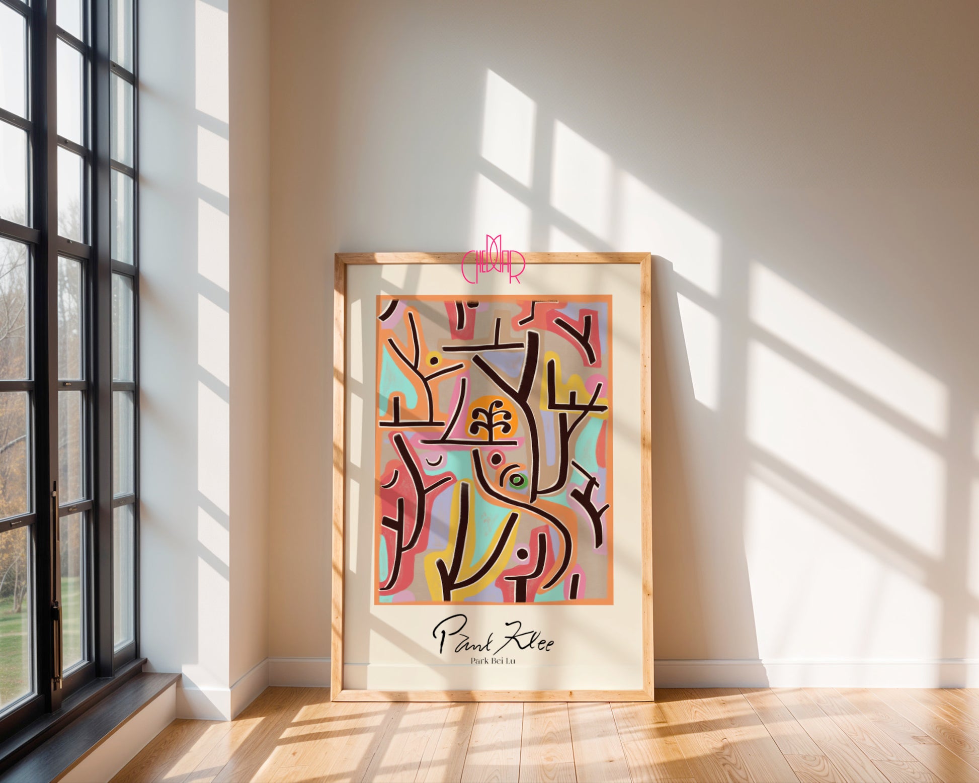 Ogród Wyobraźni: Park Bei Lu – Paul Klee, Vibrant Abstract Expressionism