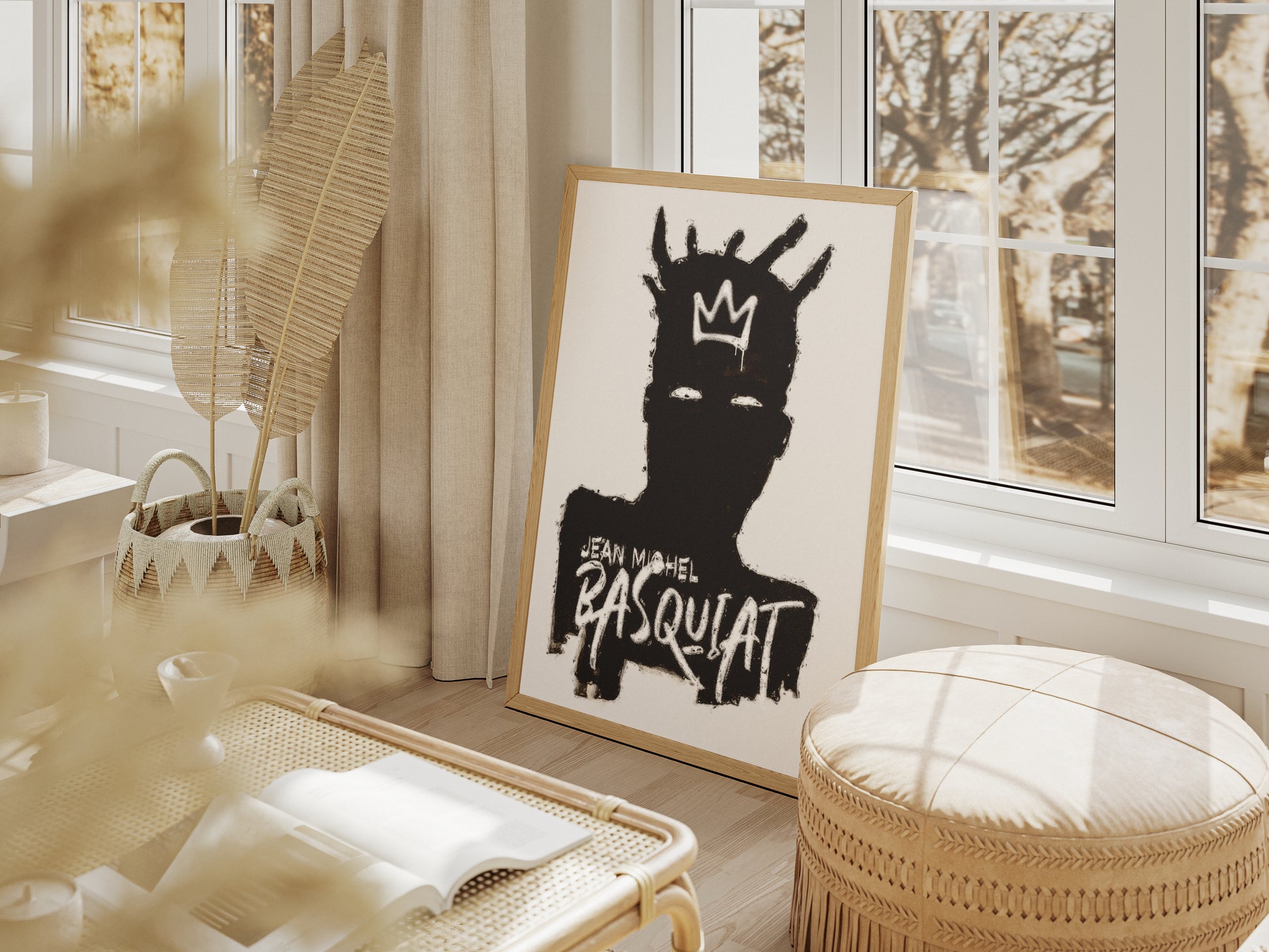 Basquiat – The Black & White Silhouette