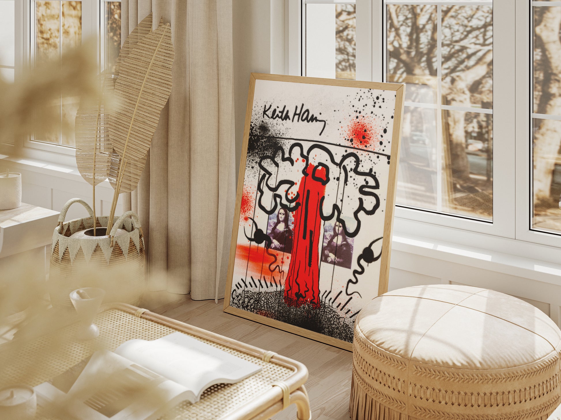 Keith Haring – The Atomic Mona Lisa Poster