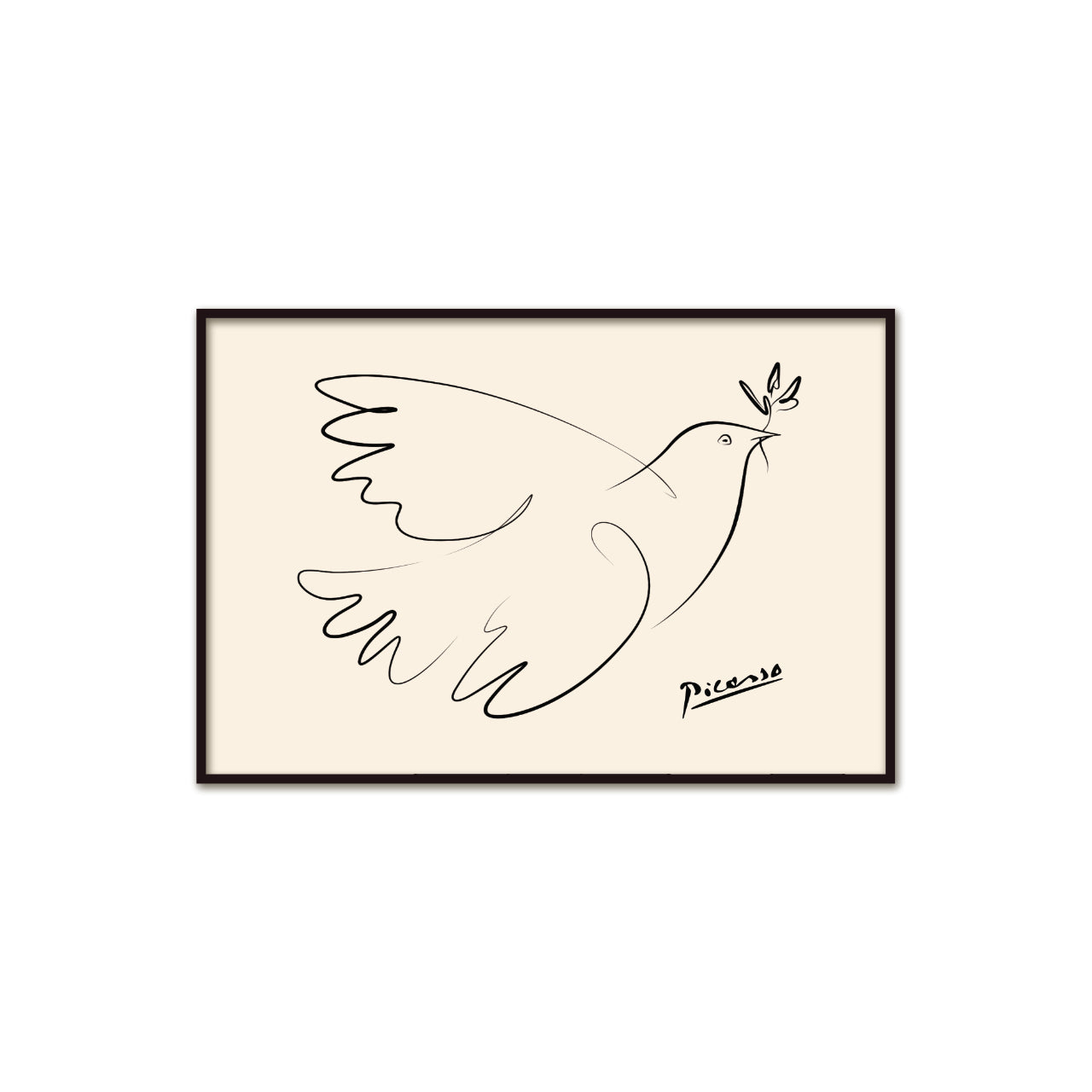 Pablo Picasso – Dove of Peace Minimalist Line Art Poster