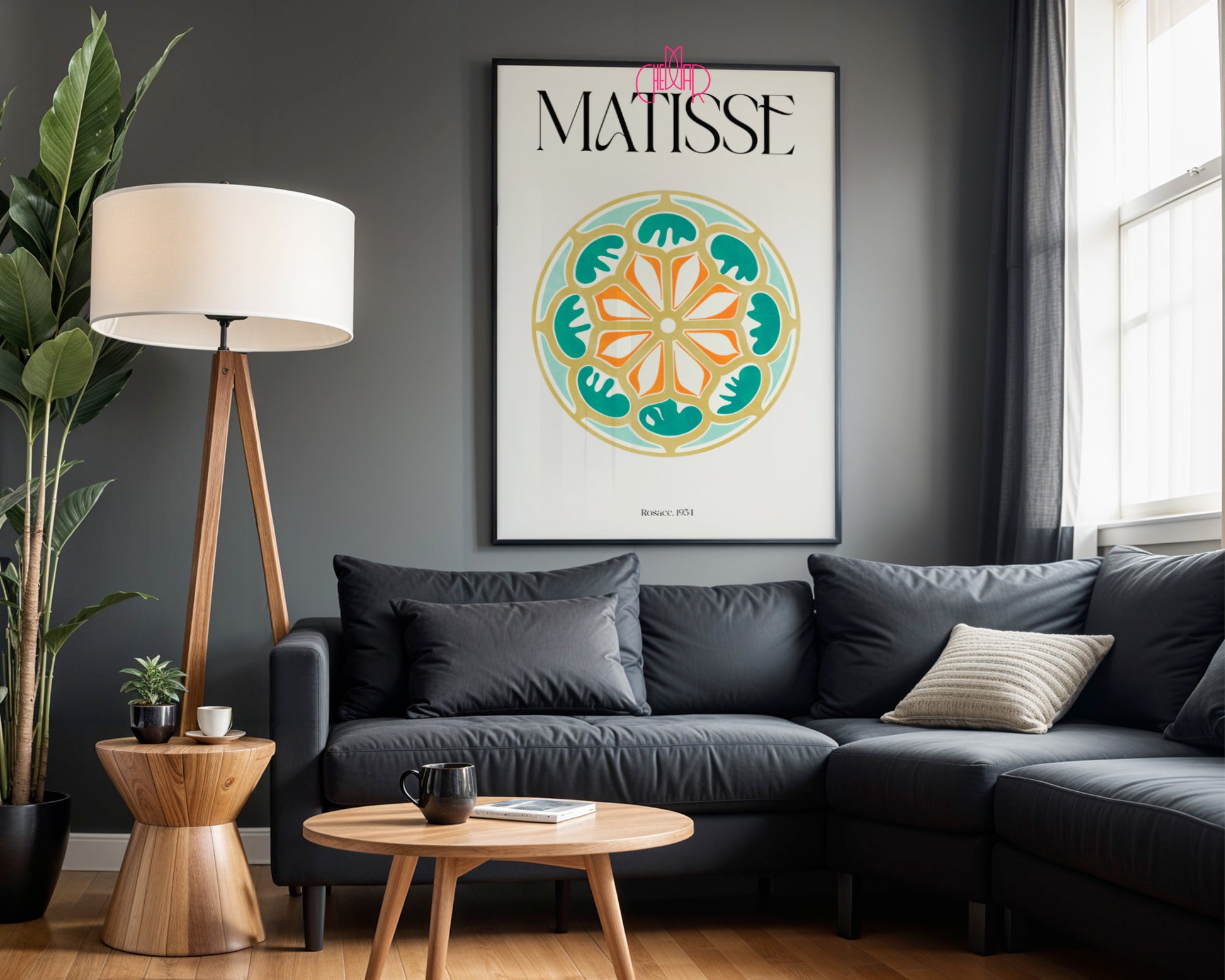 Matisse – Rosace (Różyca) 1954 | Plakat Galeryjny Cut-Out