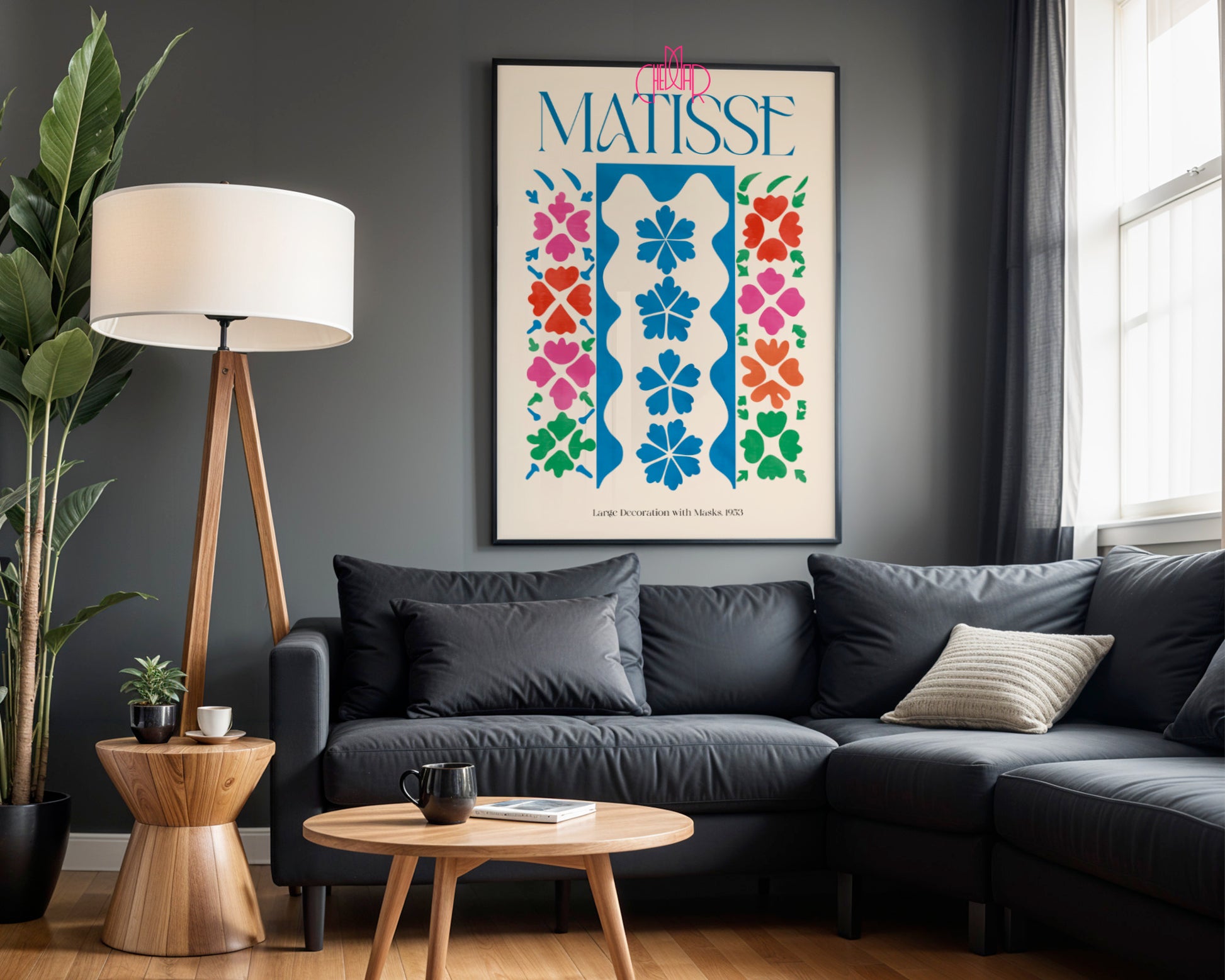 Matisse – Large Decoration with Masks (1953) | Plakat Galeryjny Cut-Out