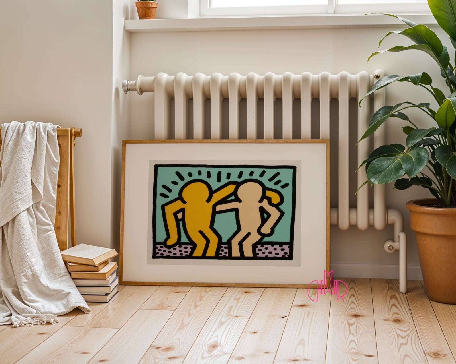 Plakat Keith Haring- Best Buddies, edycja limitowana, pop art