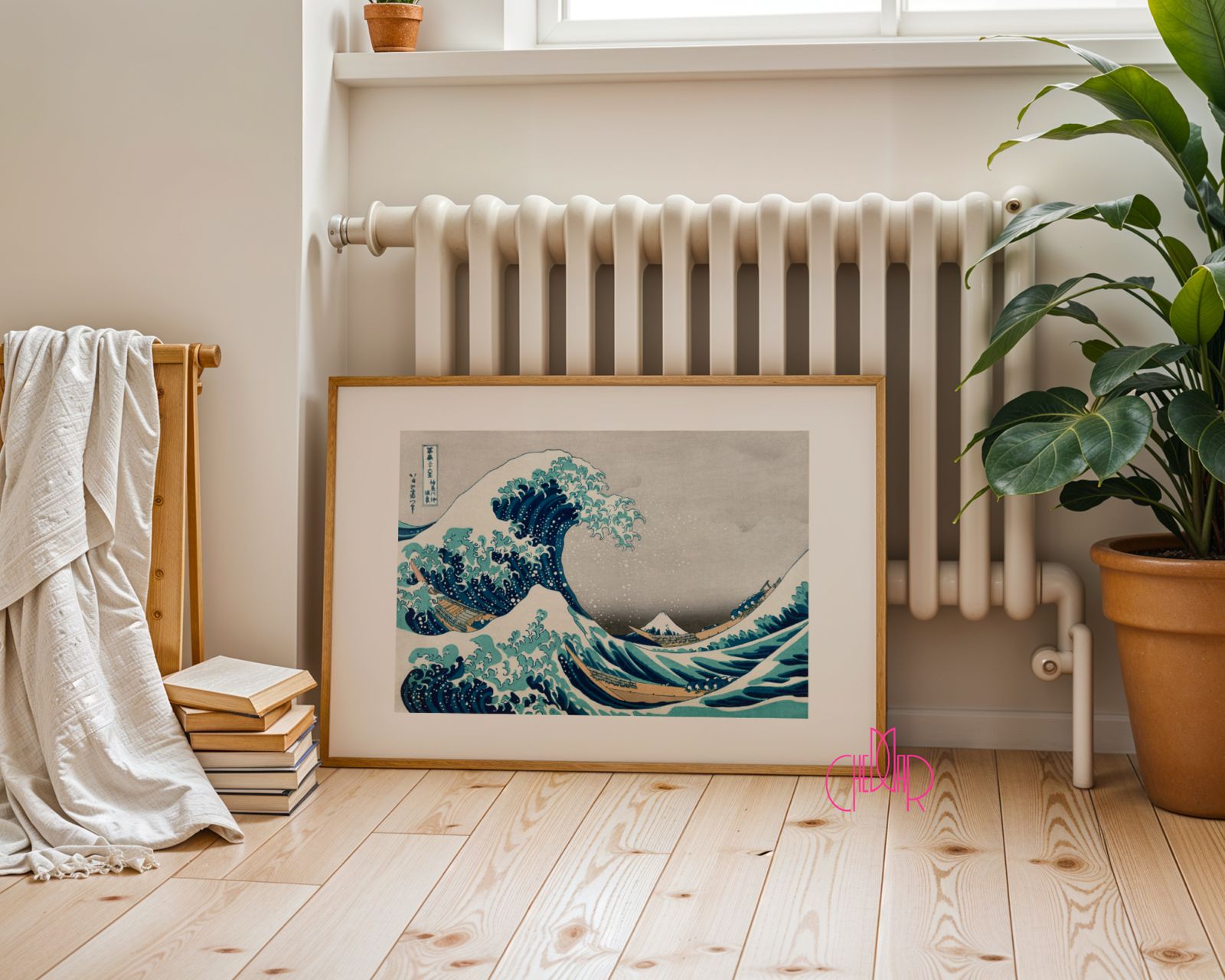 Plakat Wielka Fala Kanagawa - "The Great Wave", sztuka japońska