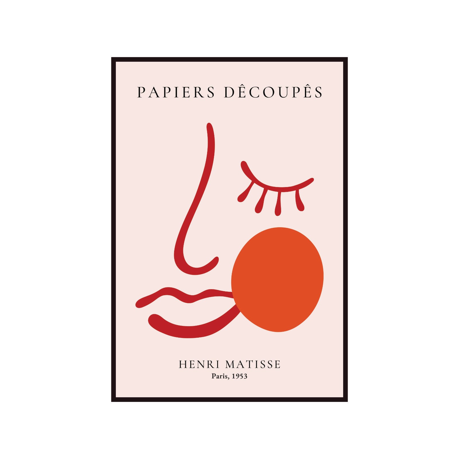 Henri Matisse – Portrait (Twarz) Papiers Découpés