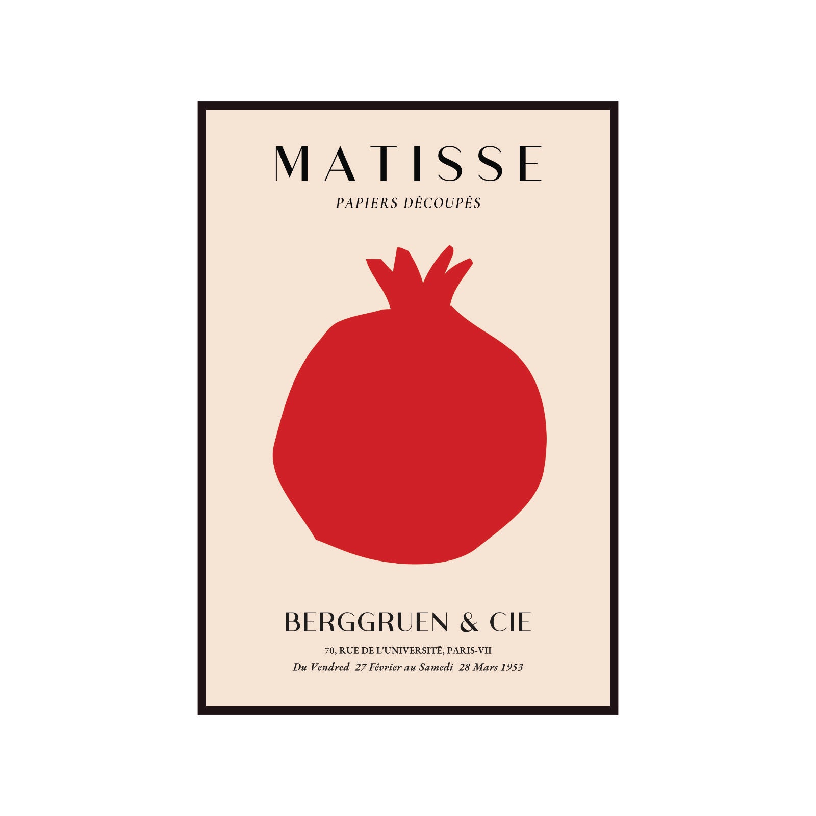Henri Matisse – Pomegranate (Granat) Berggruen & Cie