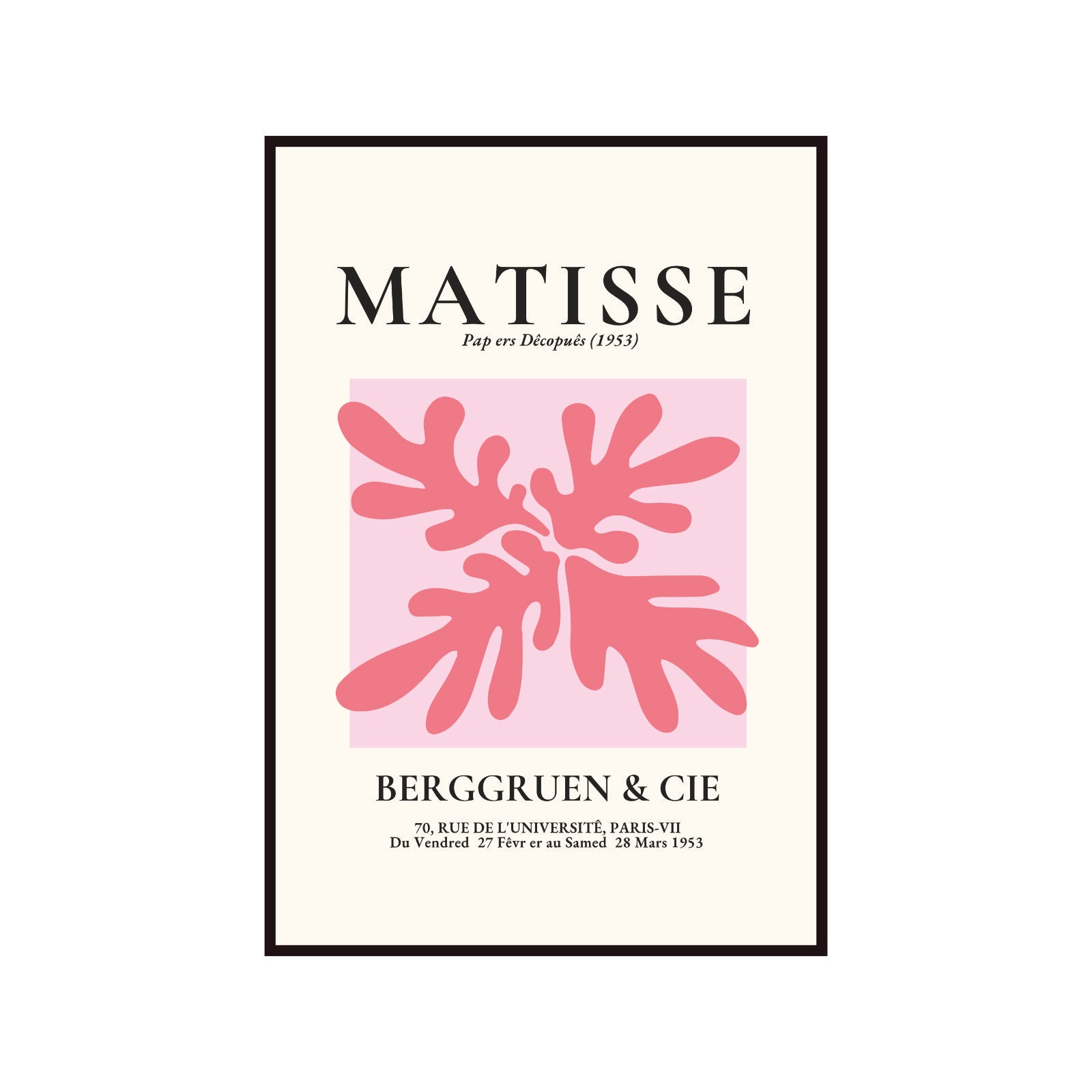 Henri Matisse – Pink Algae Composition