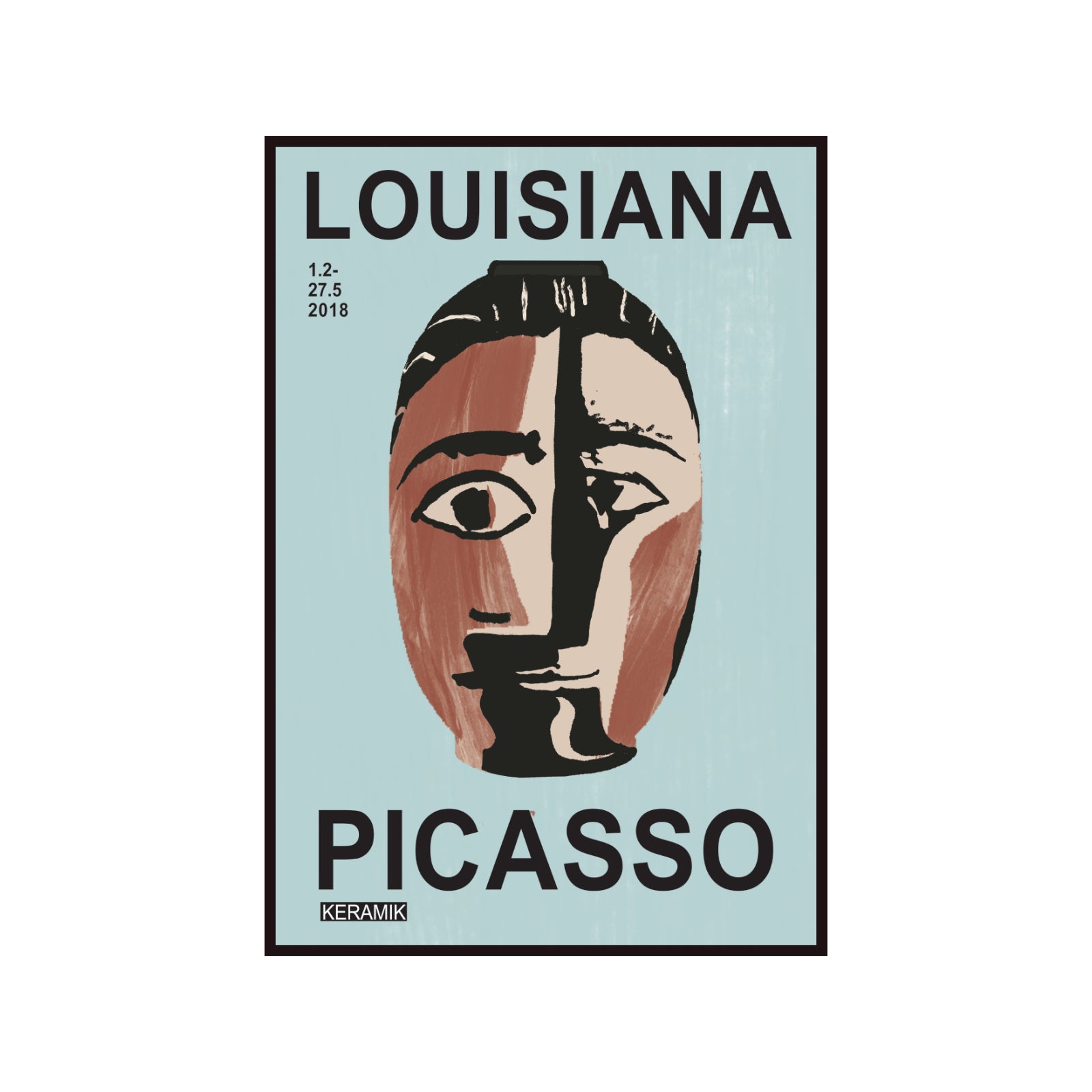 Pablo Picasso – Louisiana Keramik Exhibition Poster