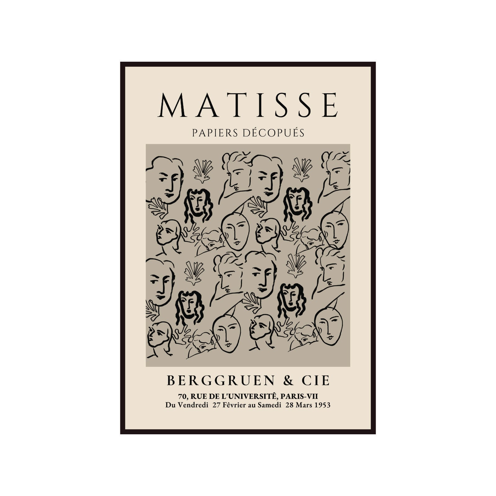 Henri Matisse – Berggruen Exhibition: Minimalist Faces