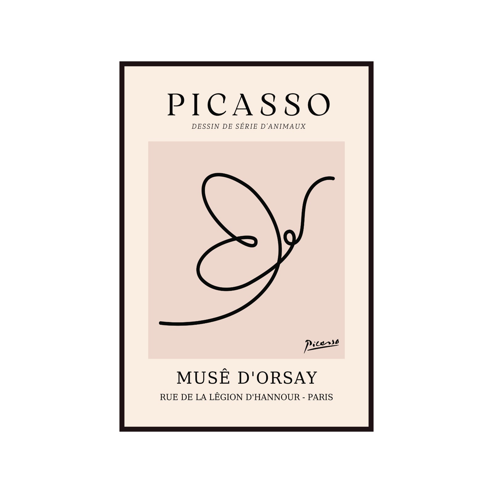 Pablo Picasso – Le Papillon: Minimalistyczna Elegancja Linii