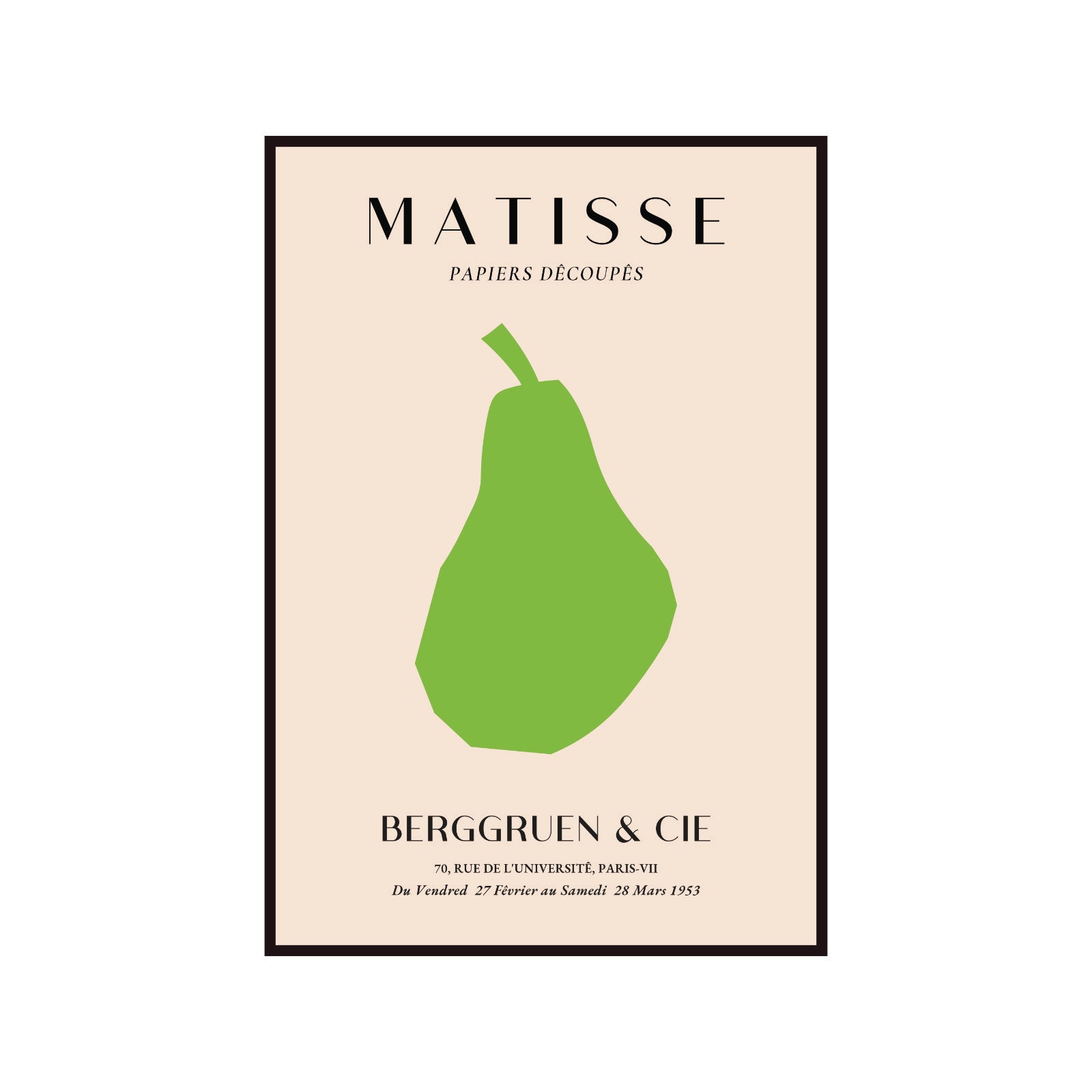 Henri Matisse – Pear (Gruszka) Berggruen & Cie